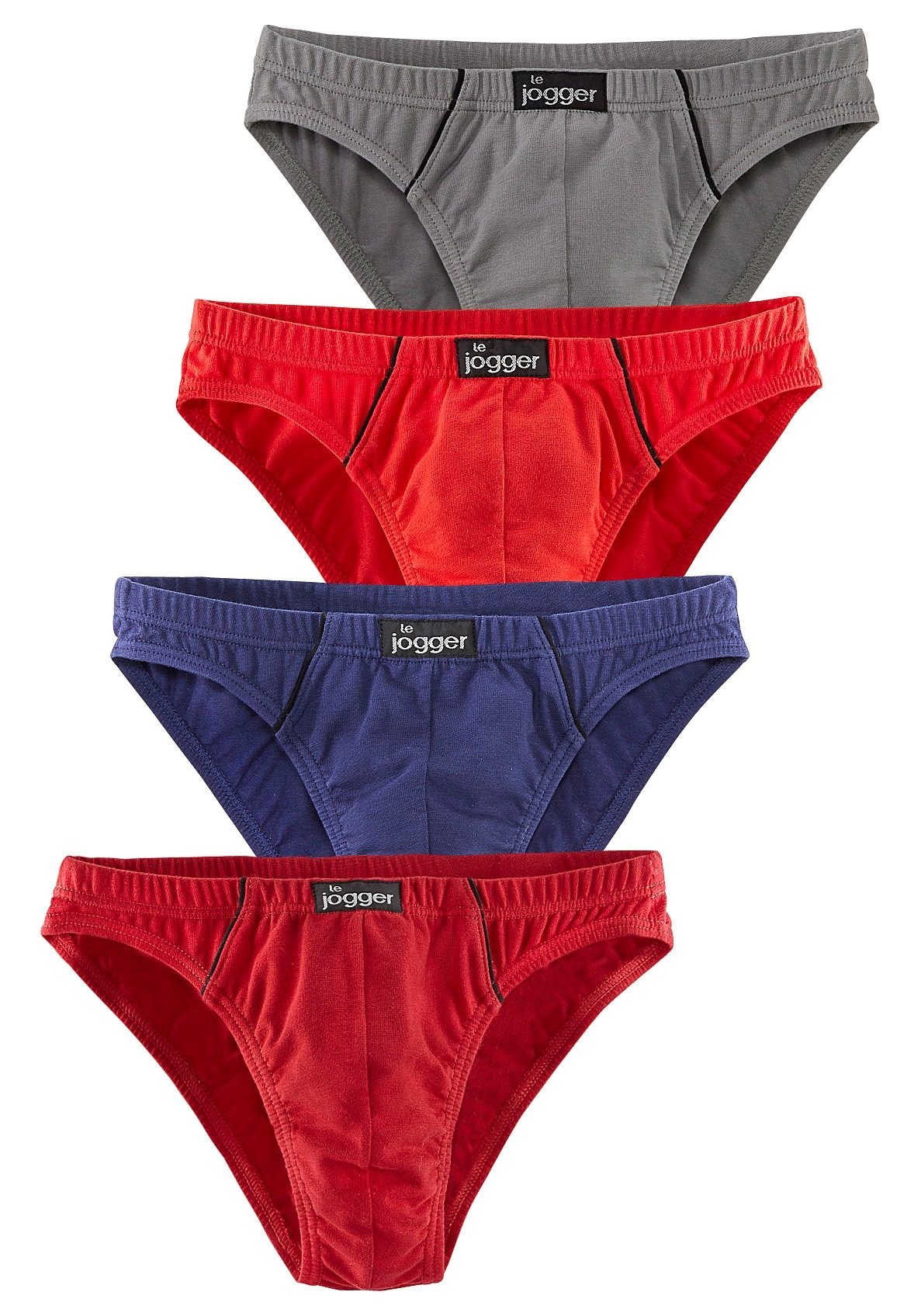 le jogger Slip "Minislip" Packung, 4 Stk., knappe Form, schöne Farben mit k günstig online kaufen