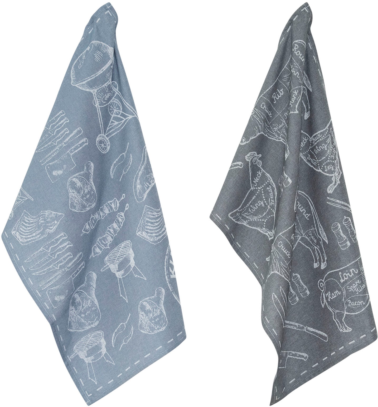 PAD Geschirrtuch "GRILL" 100% Baumwolle, 50x70 cm günstig online kaufen