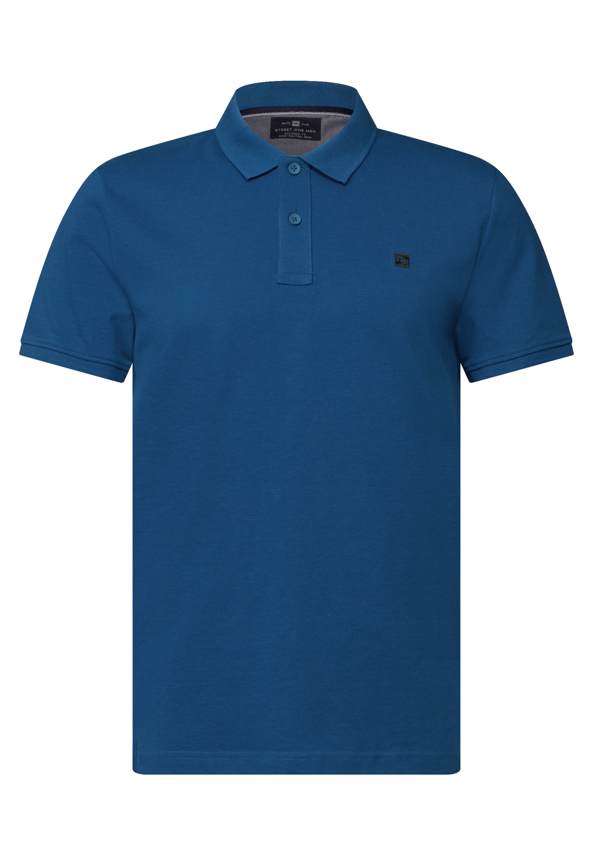STREET ONE MEN Poloshirt, aus reiner Baumwolle