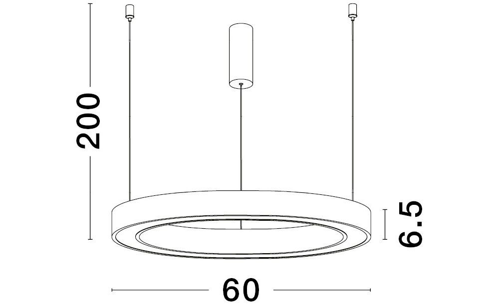 Nova Luce LED-Hängeleuchte »STING«, 1 flammig, Leuchtmittel LED-Modul | LED fest integriert, Mit Leuchtmittel; Höhenverstellbar