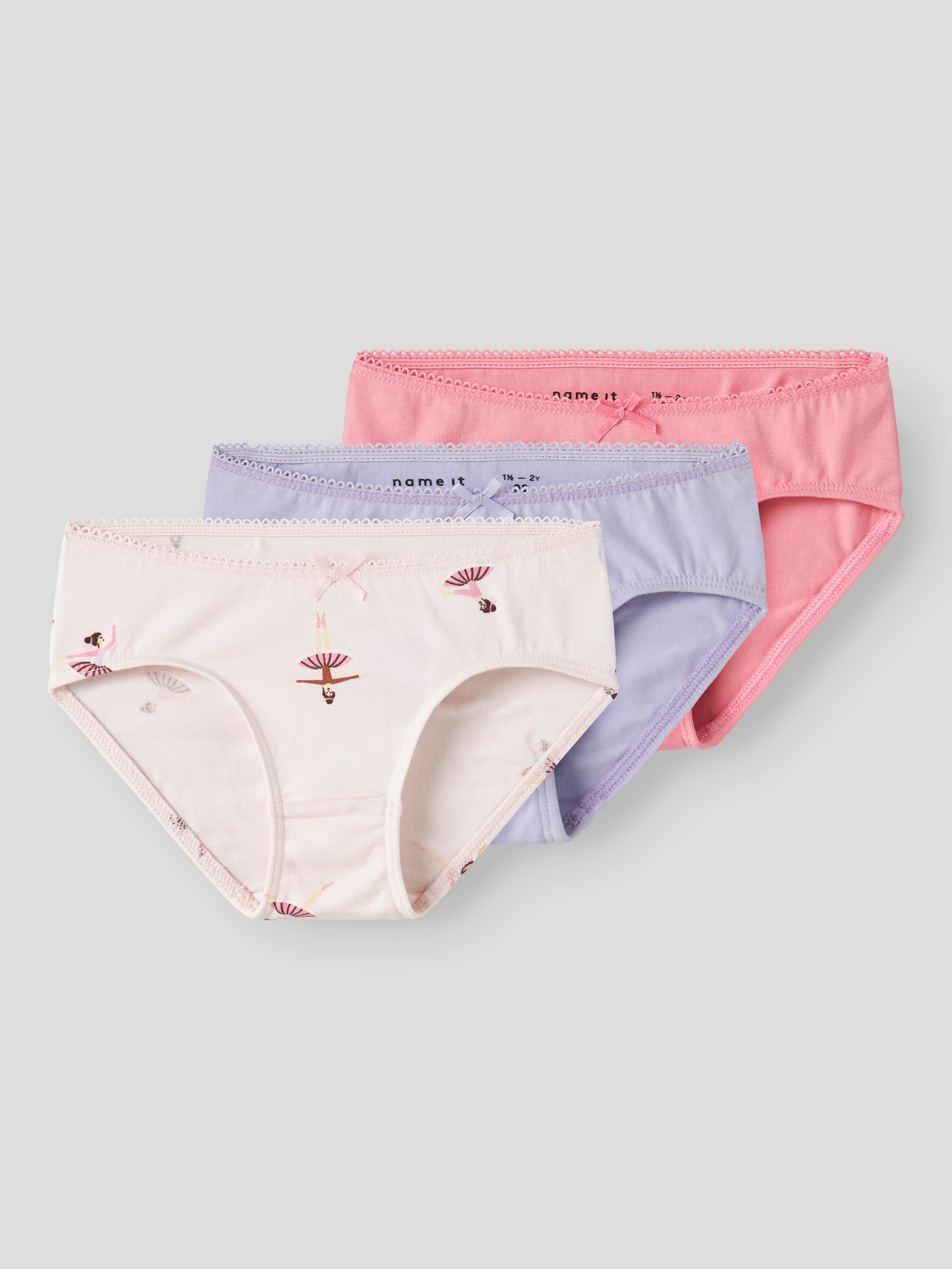 Name It Panty "NMFBRIEFS 3P BALLARINA NOOS" 3 Stk.