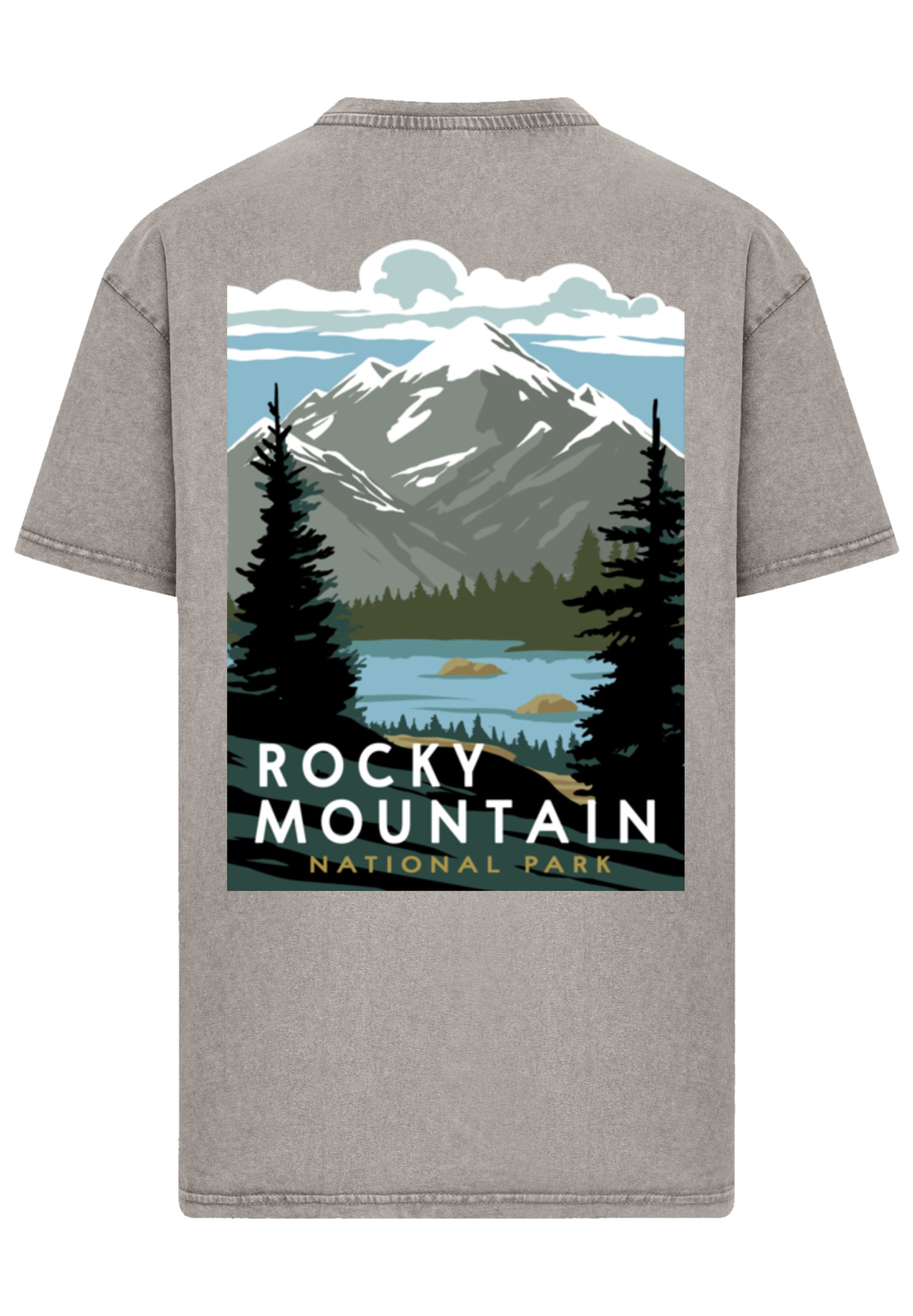 F4NT4STIC T-Shirt »US National Parks Rocky Mountain National Park«, Premium Qualität