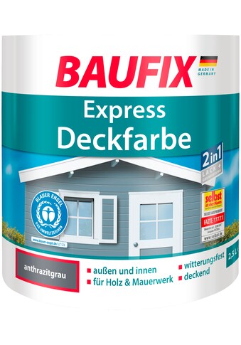 Baufix Lack »Express Deckfarbe«, 2,5 Liter, anthrazit kaufen