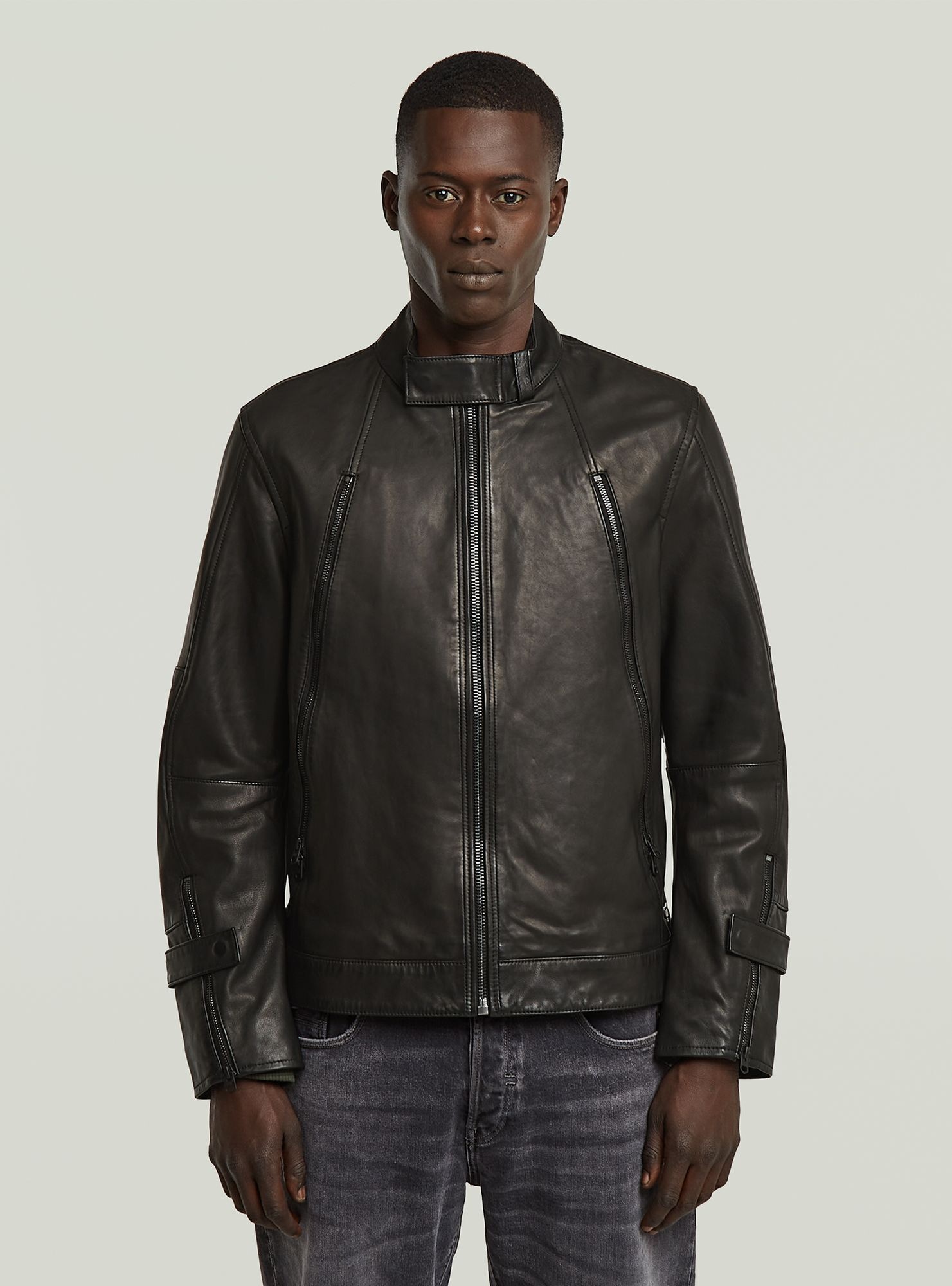 G-STAR "Biker Leather Jacke"