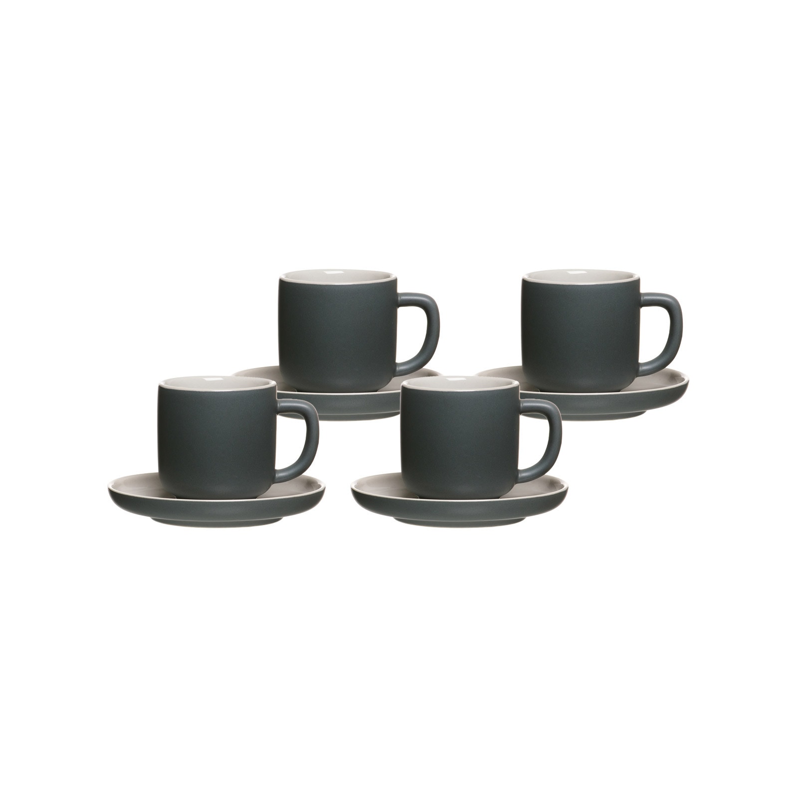 Ritzenhoff & Breker Tasse »Espressotassen mit Untertassen Jasper 100 ml 4er Set« Spülmaschinengeeignet