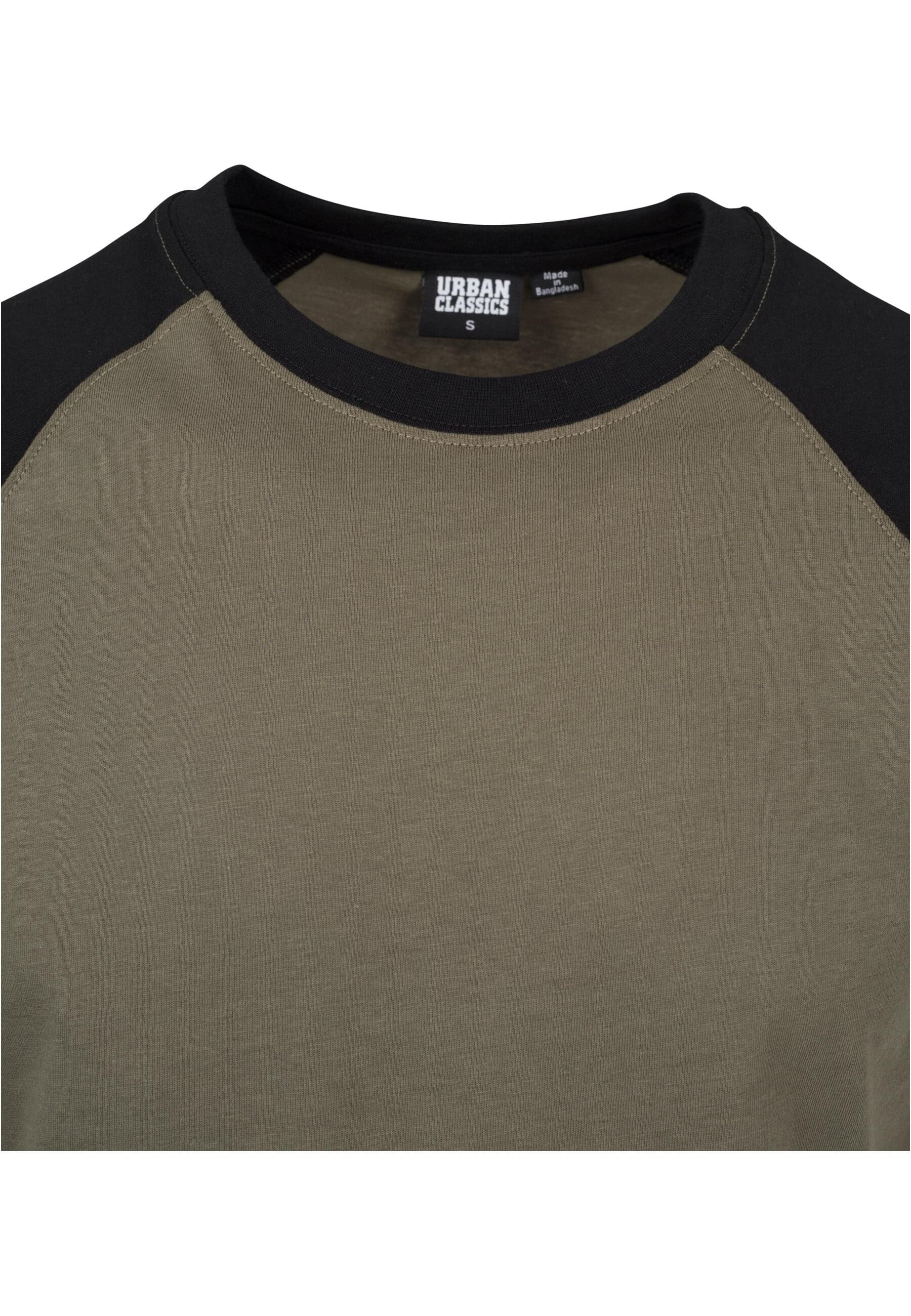URBAN CLASSICS T-Shirt »Urban Classics Herren Raglan Contrast Tee«, (1 tlg.)