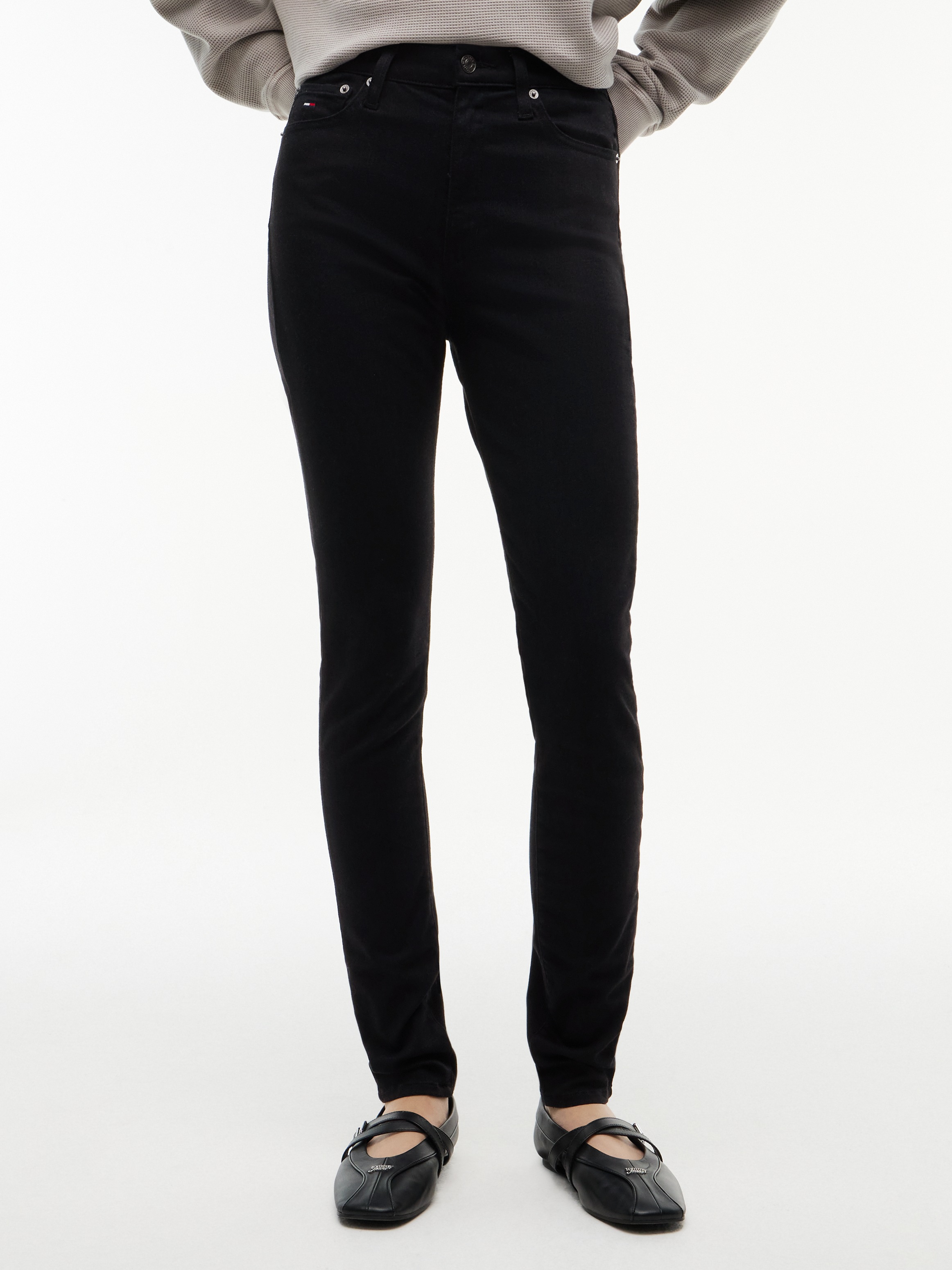 Tommy Jeans Skinny-fit-Jeans "Sylvia High Rise Skinny" Eng Anliegende Denim Jeans Mit Hoher Leibhöhe
