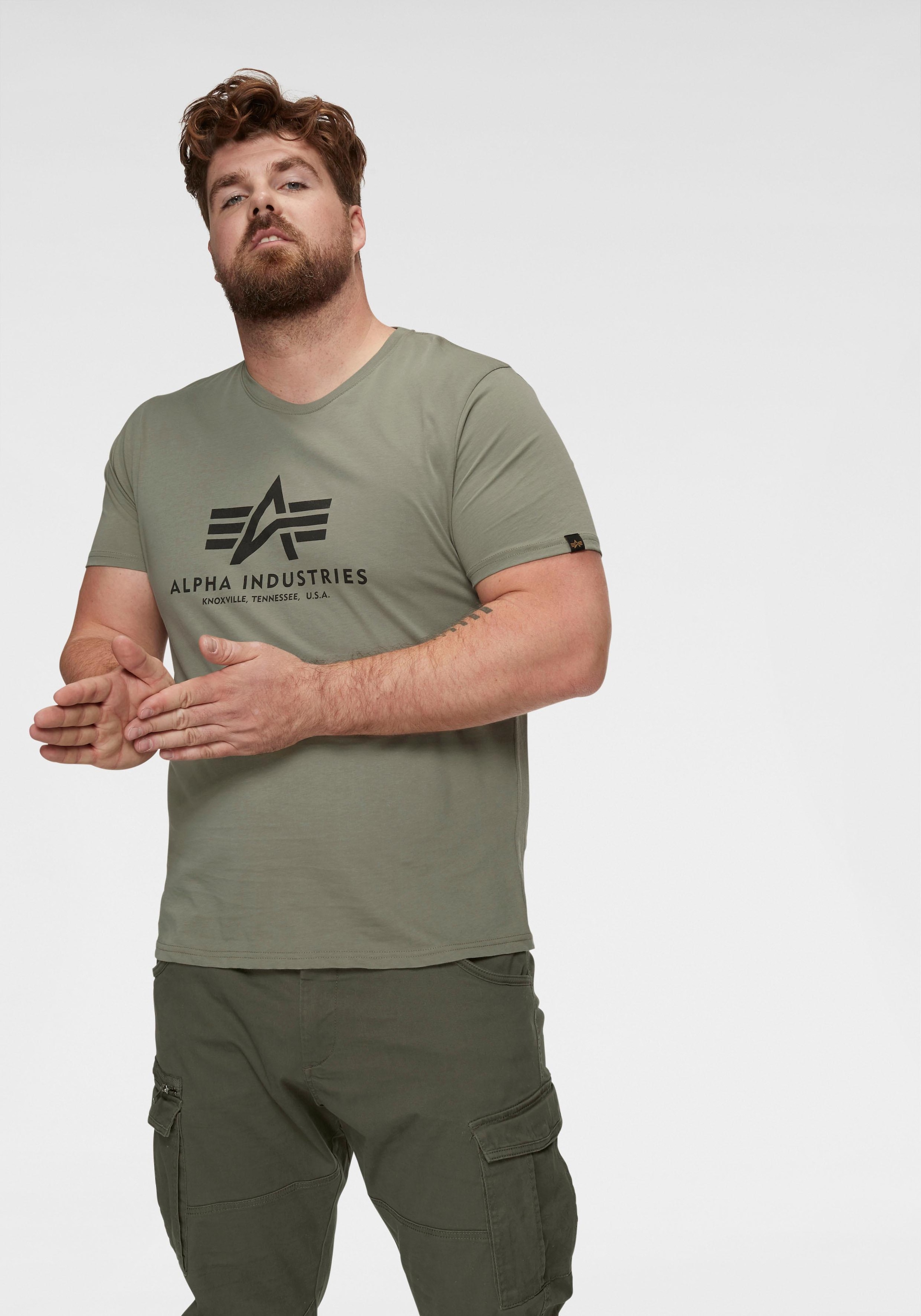 Alpha Industries T-Shirt "Basic T-Shirt" Baumwolle, regular fit günstig online kaufen
