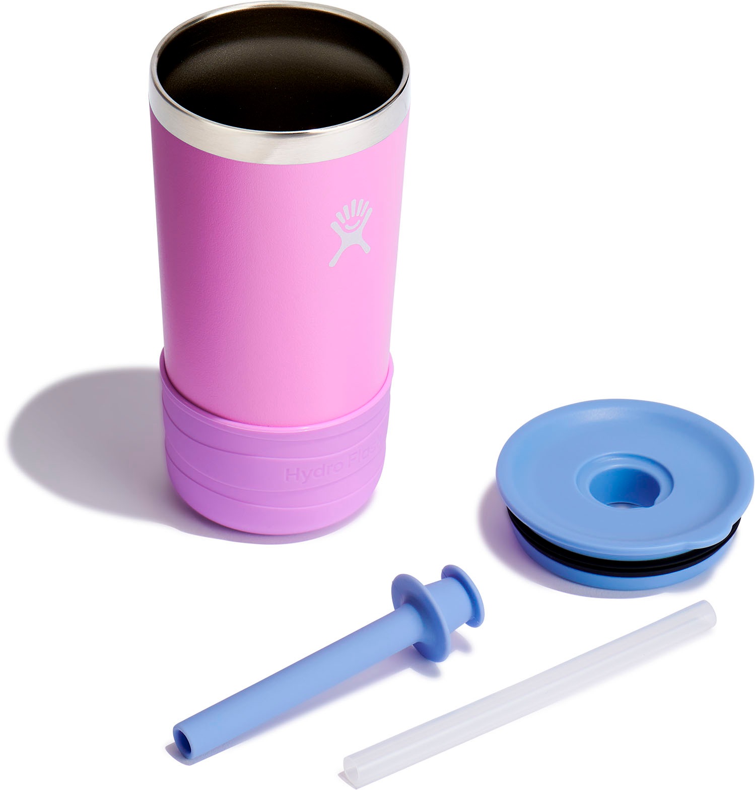 Hydro Flask Trinkflasche »Kids Tumbler WITH Straw & Boot«, TempShield™ - doppelwandige Vakuumisolierung, 354 ml, Trinkhalmdeckel