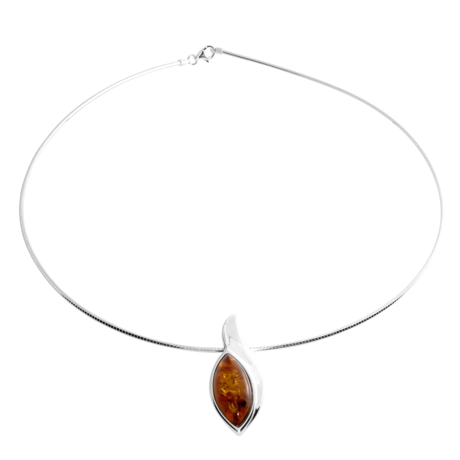 OSTSEE-SCHMUCK Kette mit Anhänger »- Gleiter-Ranva - Silber 925/000 - Bernstein«