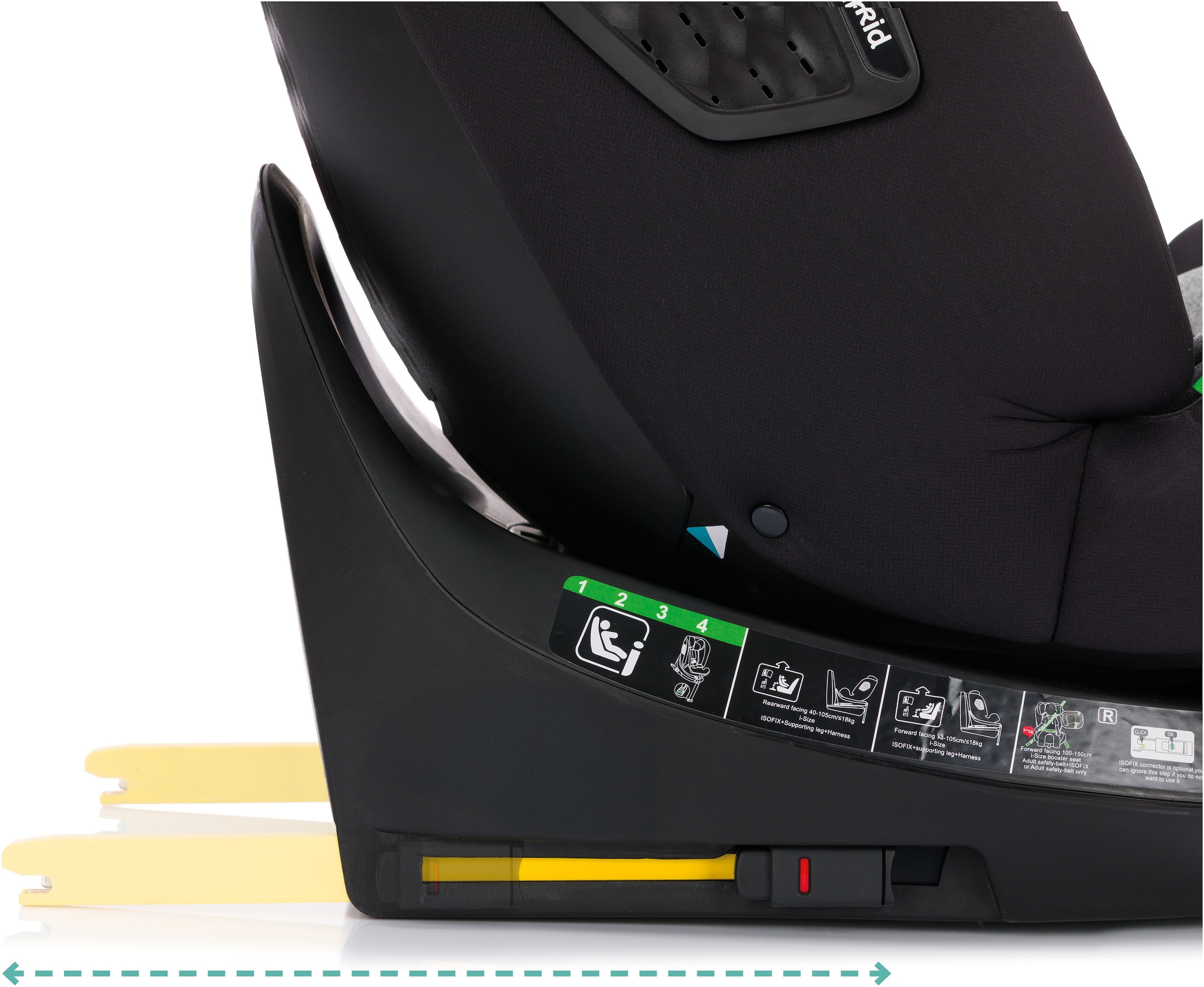 Fillikid Autokindersitz »Aris« 360° drehbar, inkl. Isofix