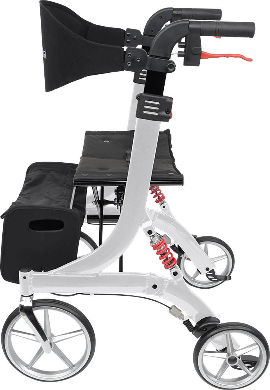 Thumbnail - bescomedical Rollator "Spring Medium" Größe M (Sitzhöhe 56cm), höhenverstellbare Griffe