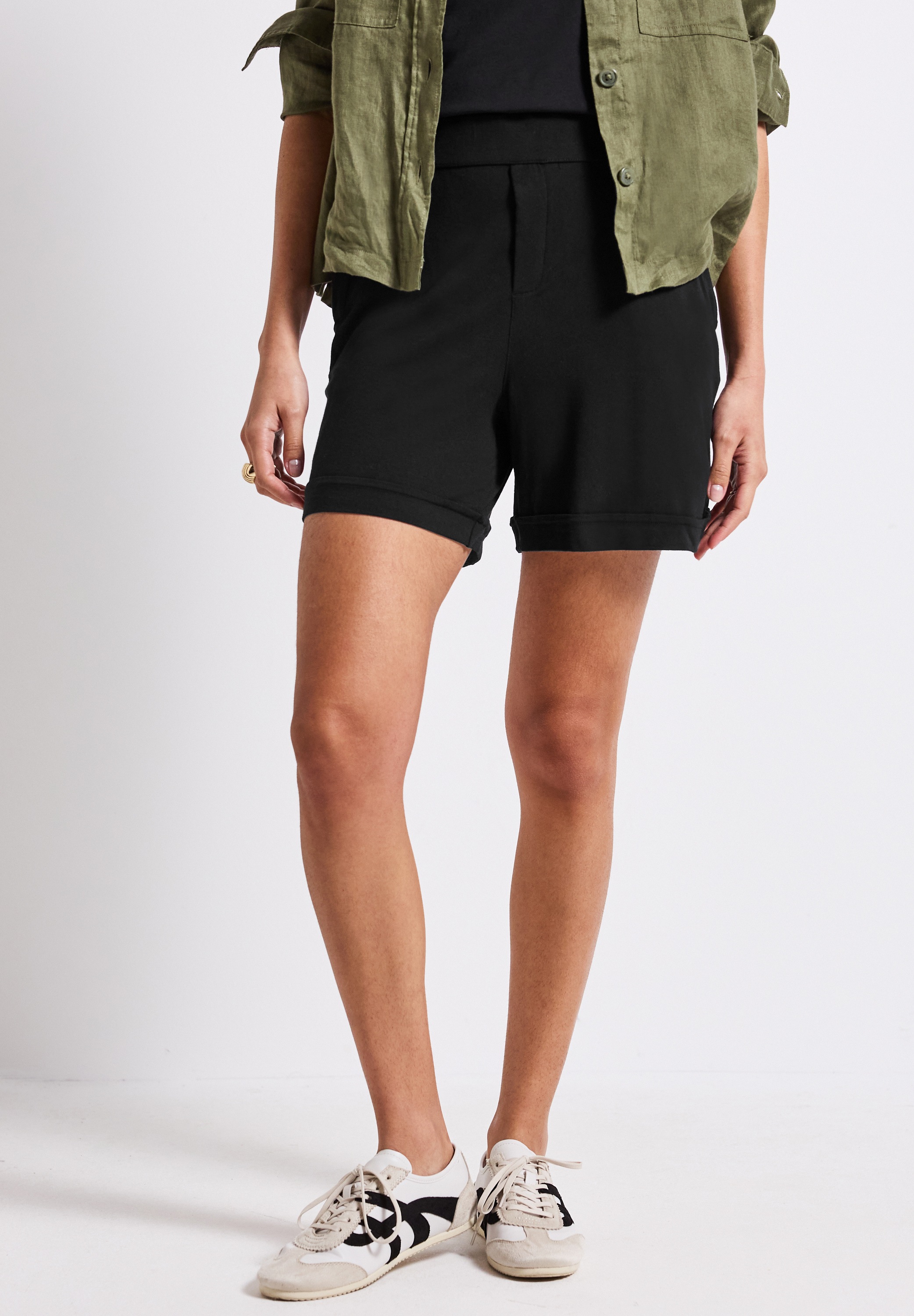 STREET ONE STUDIO Shorts, High Waist günstig online kaufen