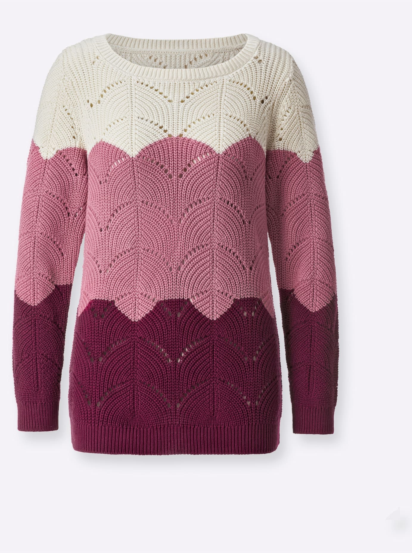 Classic Basics Ajourpullover »Rundhals-Pullover«