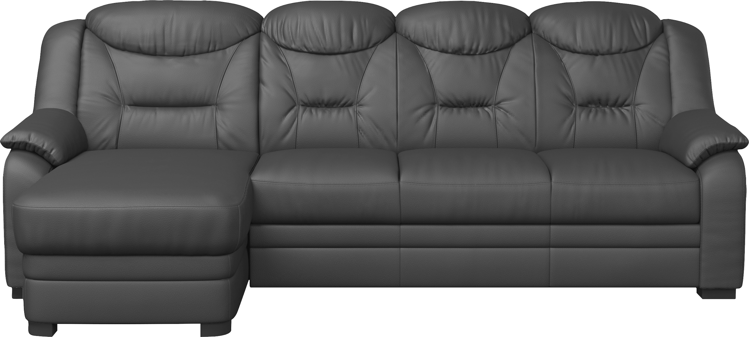 COTTA Ecksofa "Marcus L-Form" wahlweise mit Schlaffunktion