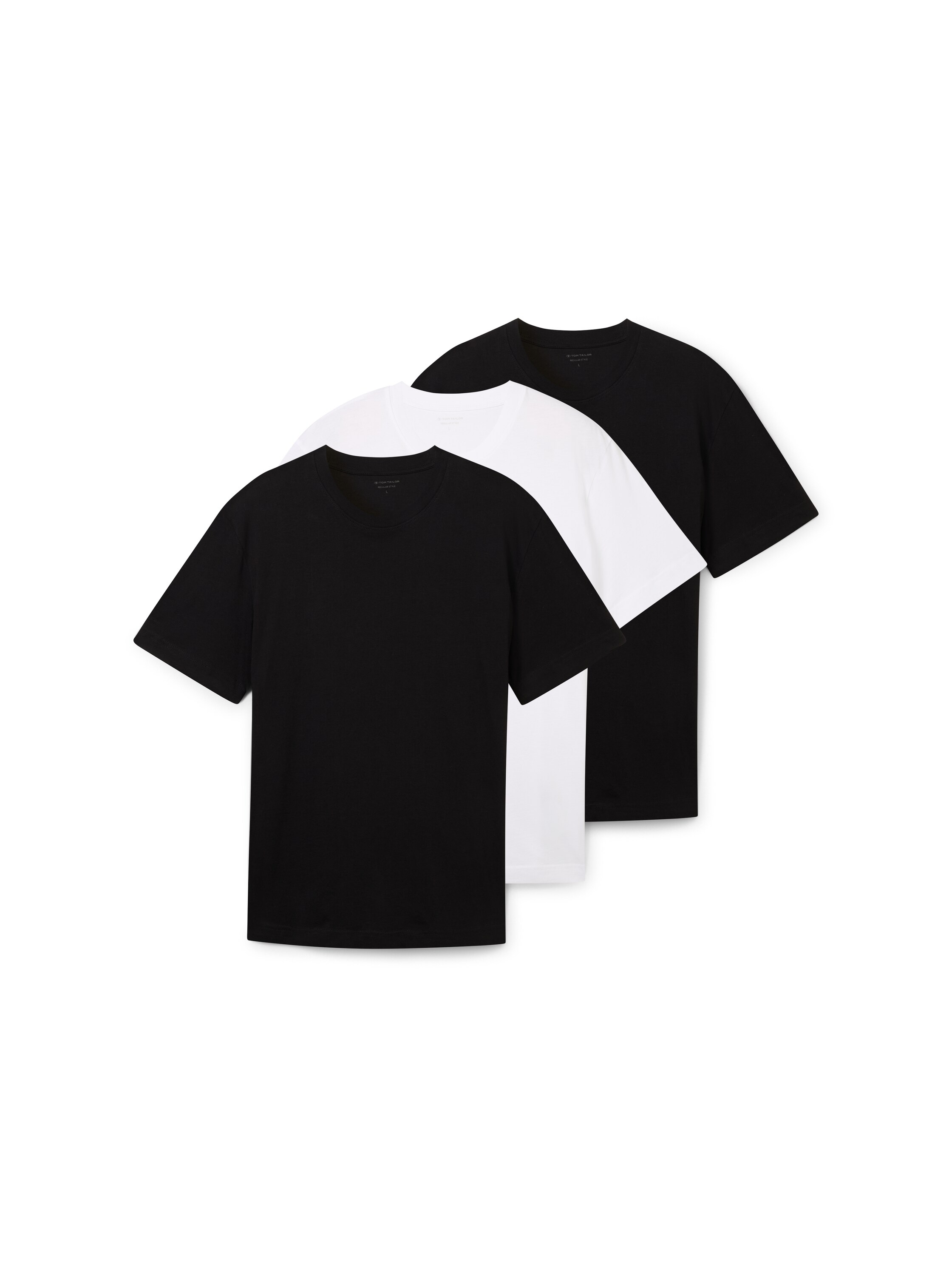 TOM TAILOR T-Shirt, im Dreierpack