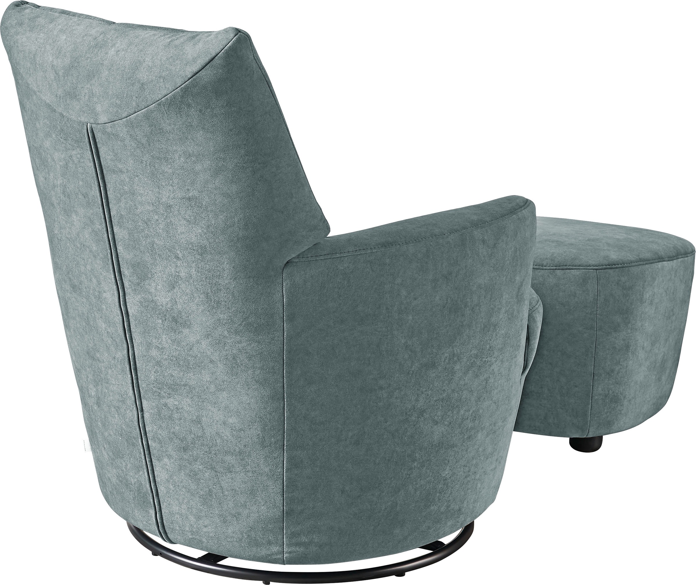 set one by Musterring Relaxsessel »SO 1450«, (Set), mit Dreh- und Wippfunktion, inklusive Hocker