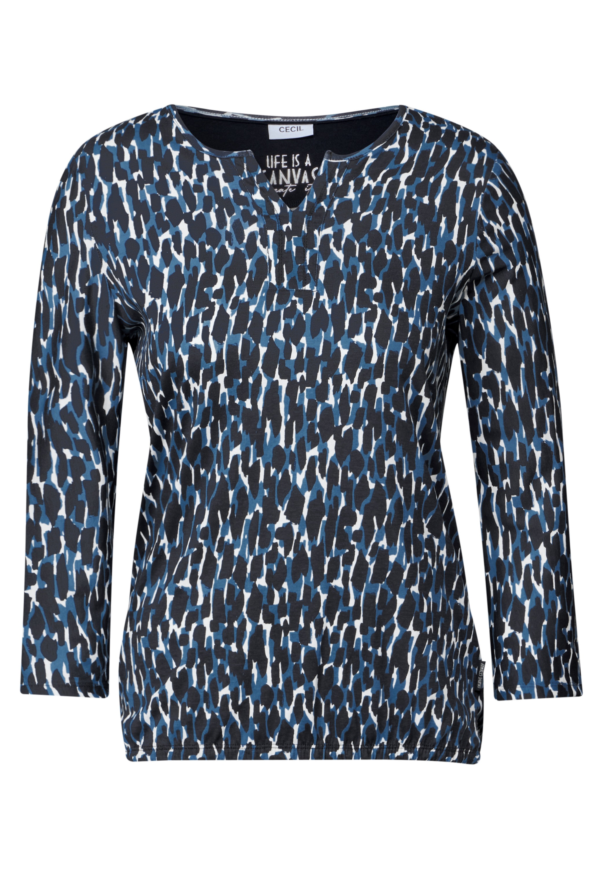 Cecil 3/4-Arm-Shirt, aus reiner Baumwolle