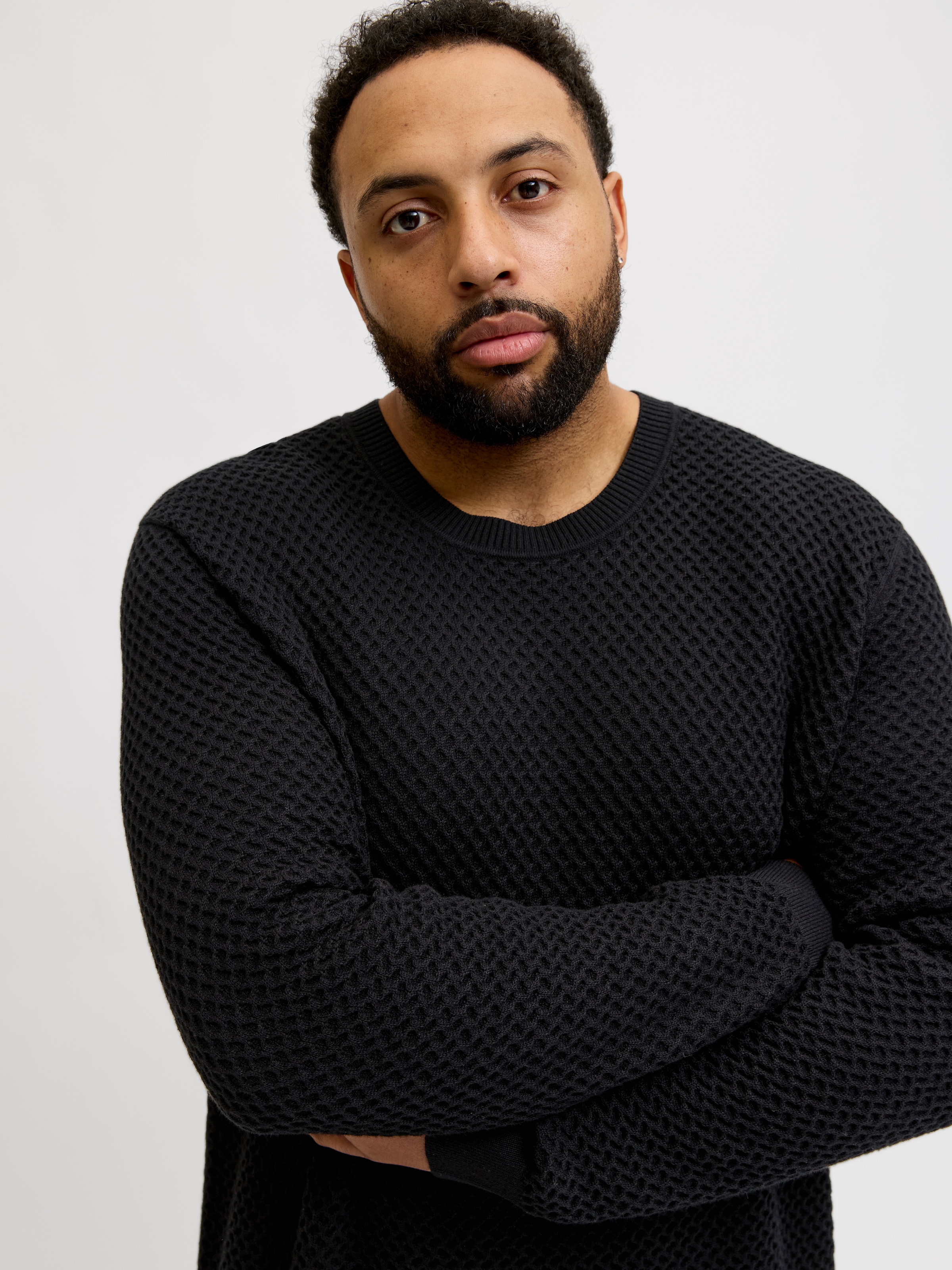 Jack & Jones PlusSize Strickpullover »JPRBLUBARKLEY KNIT CREW NECK PLS«