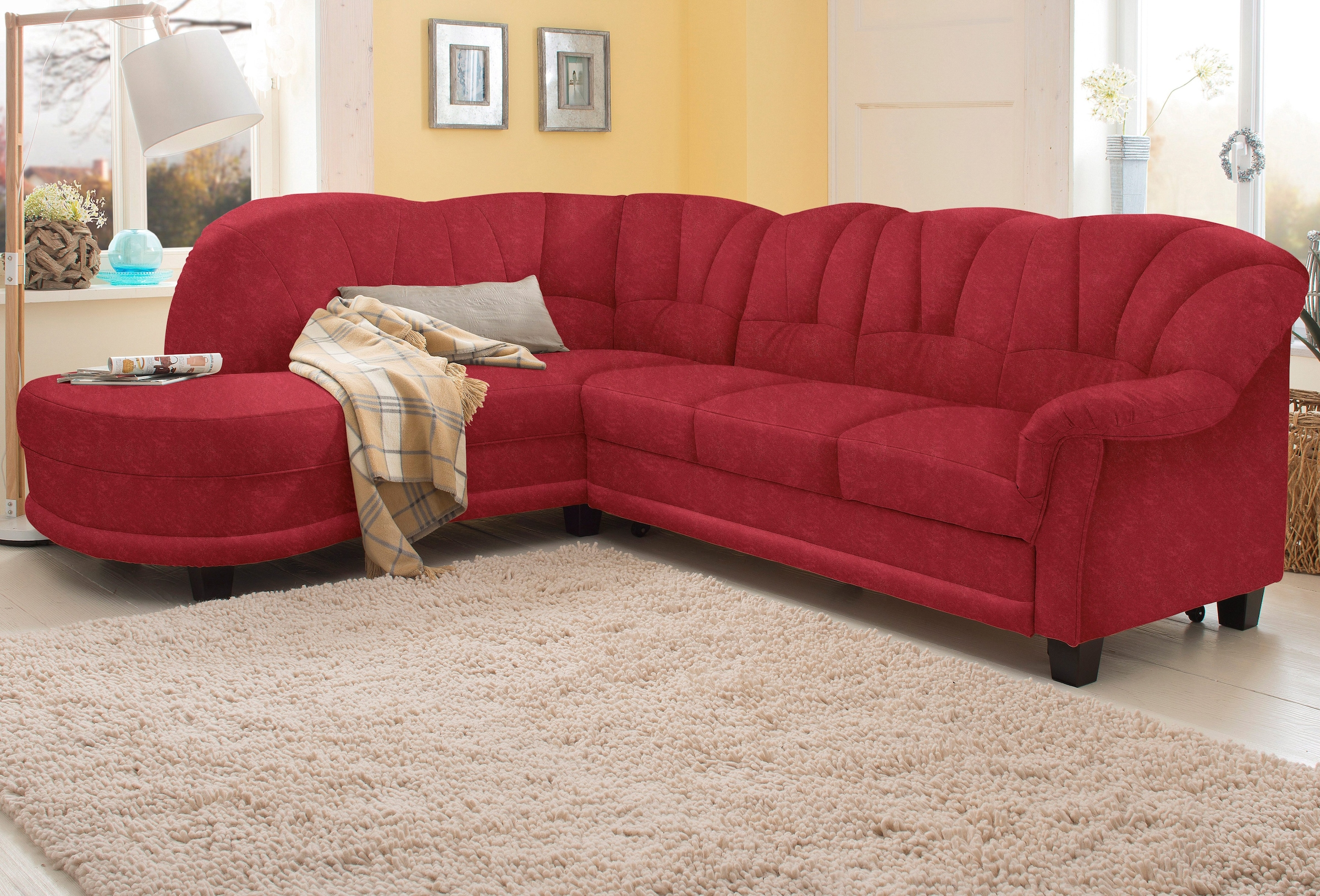 Home affaire Ecksofa "Camelita, Landhaus Sofa, 2 Varianten: Recamiere- oder günstig online kaufen