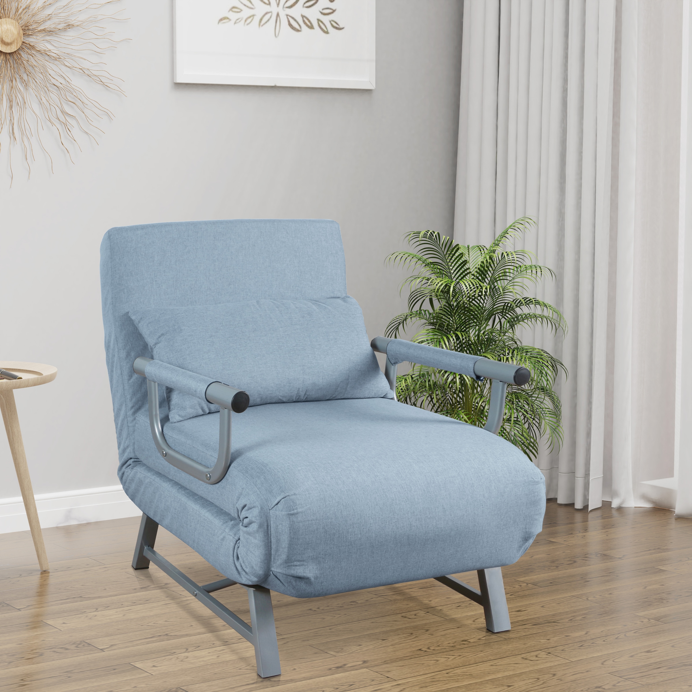 VCM Schlafsofa »VCM Schlafsessel | Polyester-Stoff | Maße ca. ca. H. 95 x B. 64 x T. 78 cm | Sessel mit Schlaffunktion | Schlafsessel - Kolino«, (VCM Kolino)