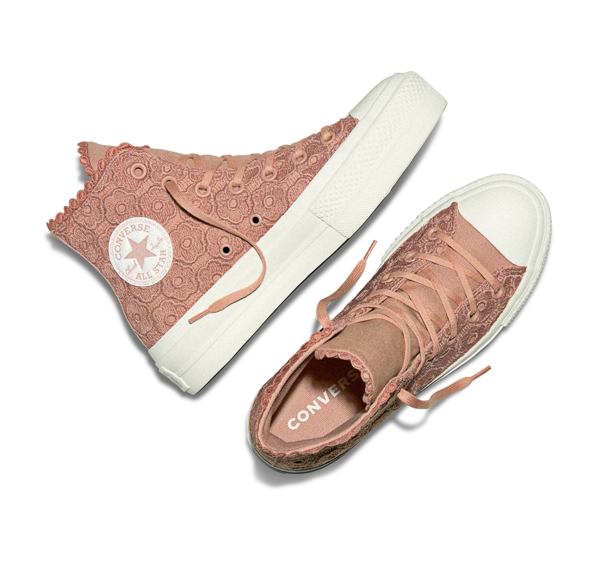 Converse Sneaker »CHUCK TAYLOR ALL STAR LIFT PLATFORM CROCHET«  für sportlichen Look im Alltag, sportlicher Stil, mit Schnürung