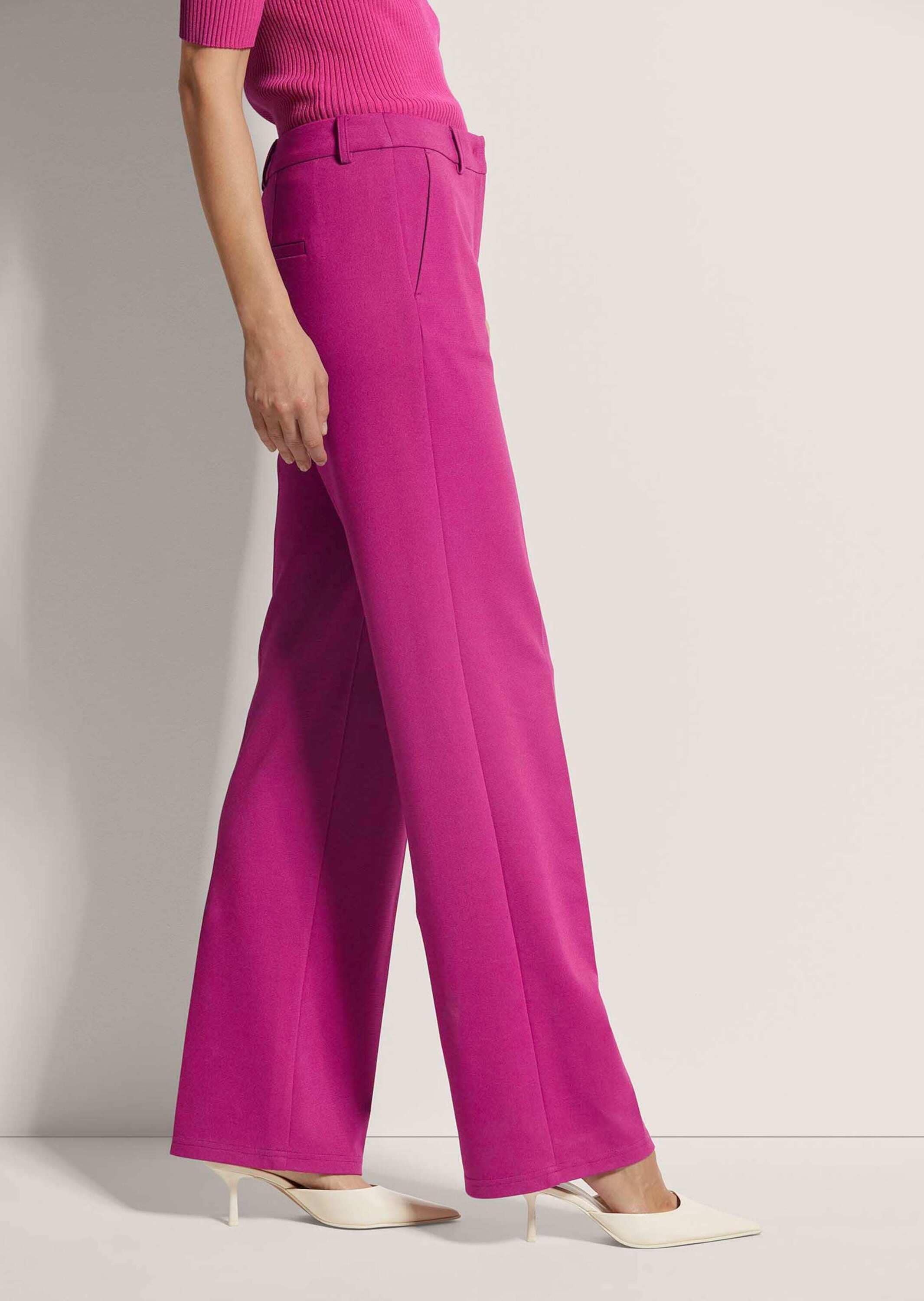 MADELEINE Palazzohose »Hose Weite Hose mit Bügelfalten«