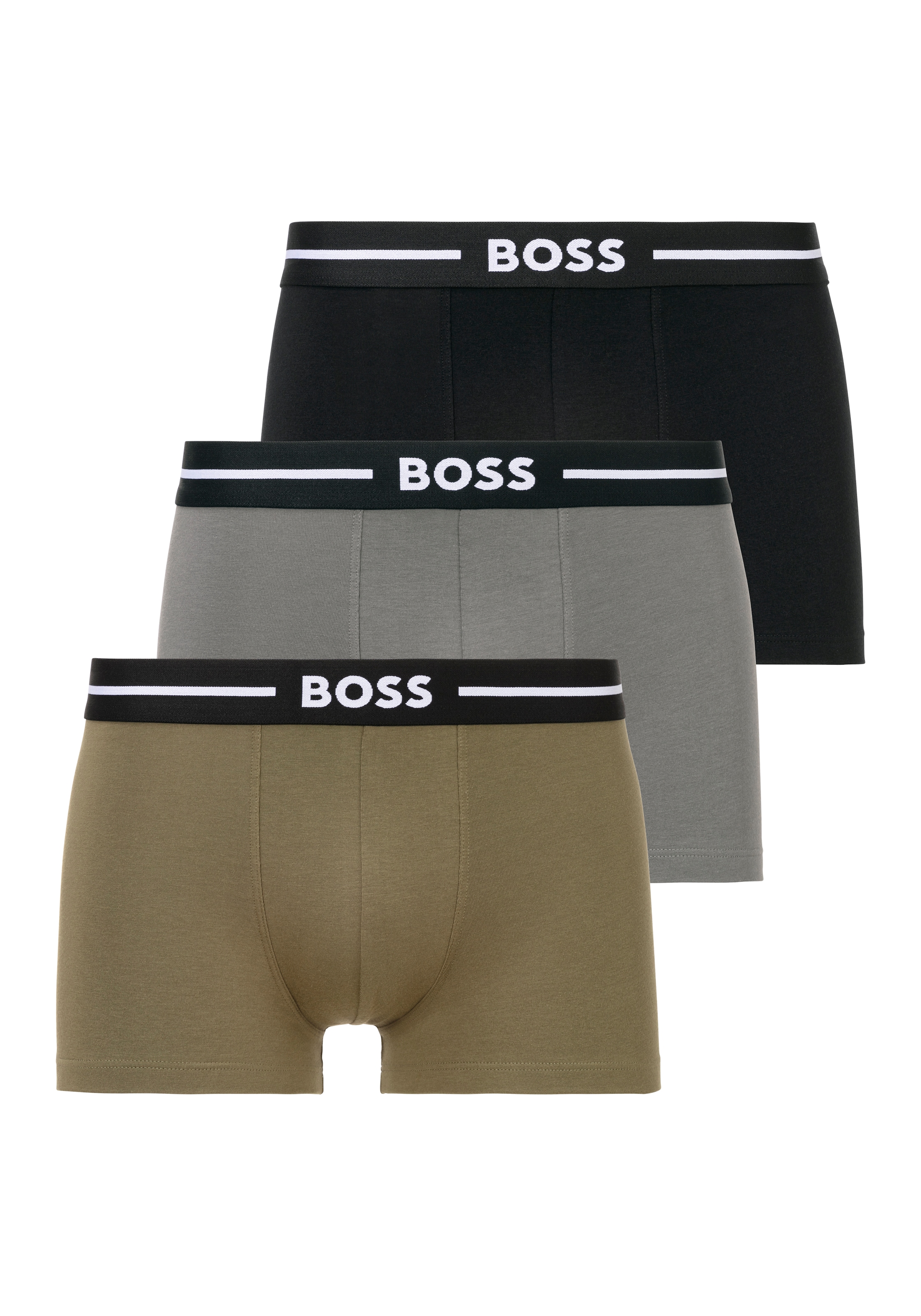 BOSS Trunk "3P Bold", (Packung, 3 St.), mit BOSS Schriftzug auf dem Bund