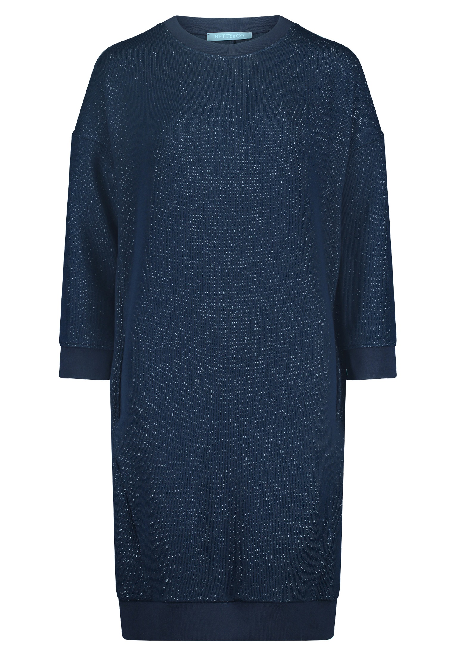 Betty&Co Druckkleid »Betty & Co Damen Casual-Kleid mit Lurexfaden«, Material