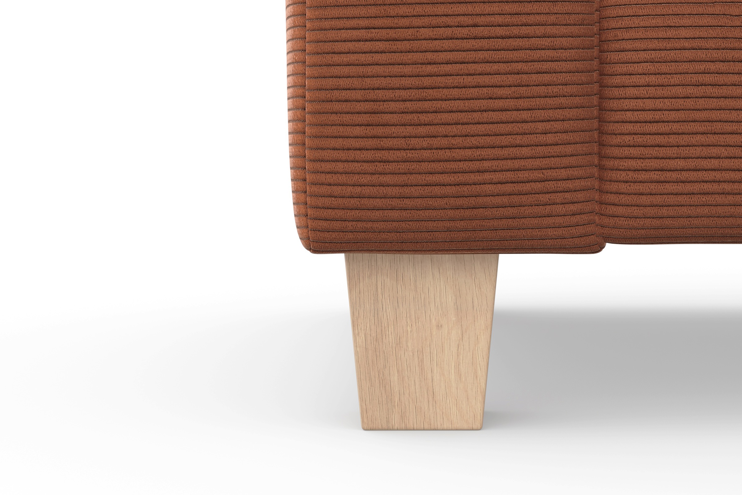 Home affaire Ecksofa »Summer L-Form«, mit Ottomane, wahlweise mit Bettfunktion und Bettkasten, Cord-Bezug