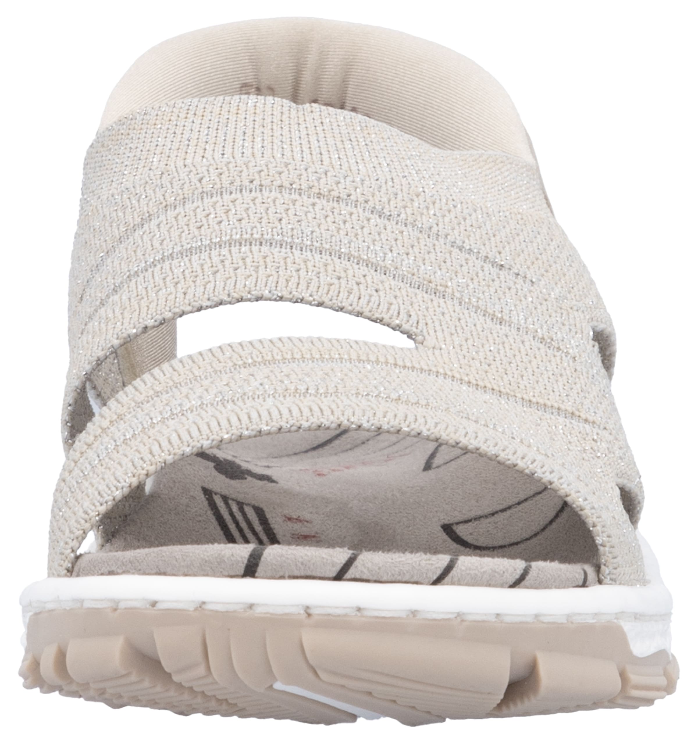 Rieker Sandale, Trekkingsandale, Outdoorsandale, Sommerschuh mit Elastik-Einschlupf