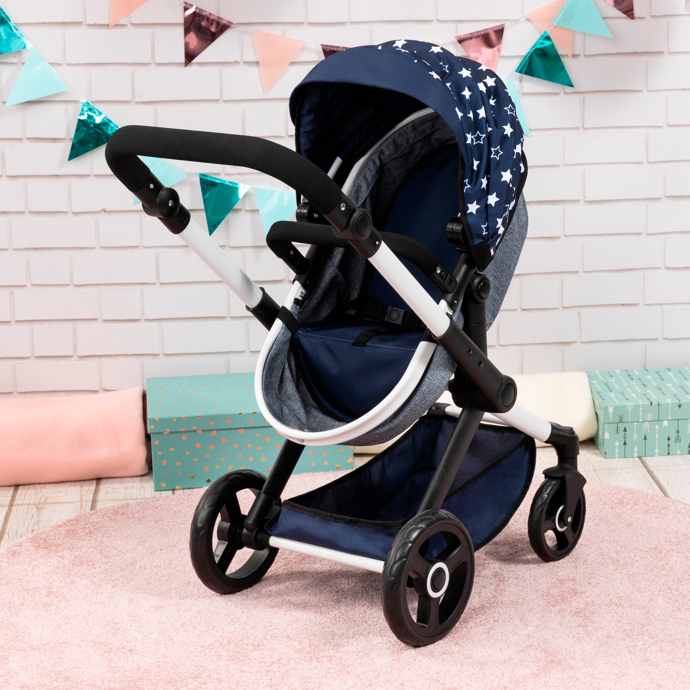 Bayer Kombi-Puppenwagen »Xeo, blau«