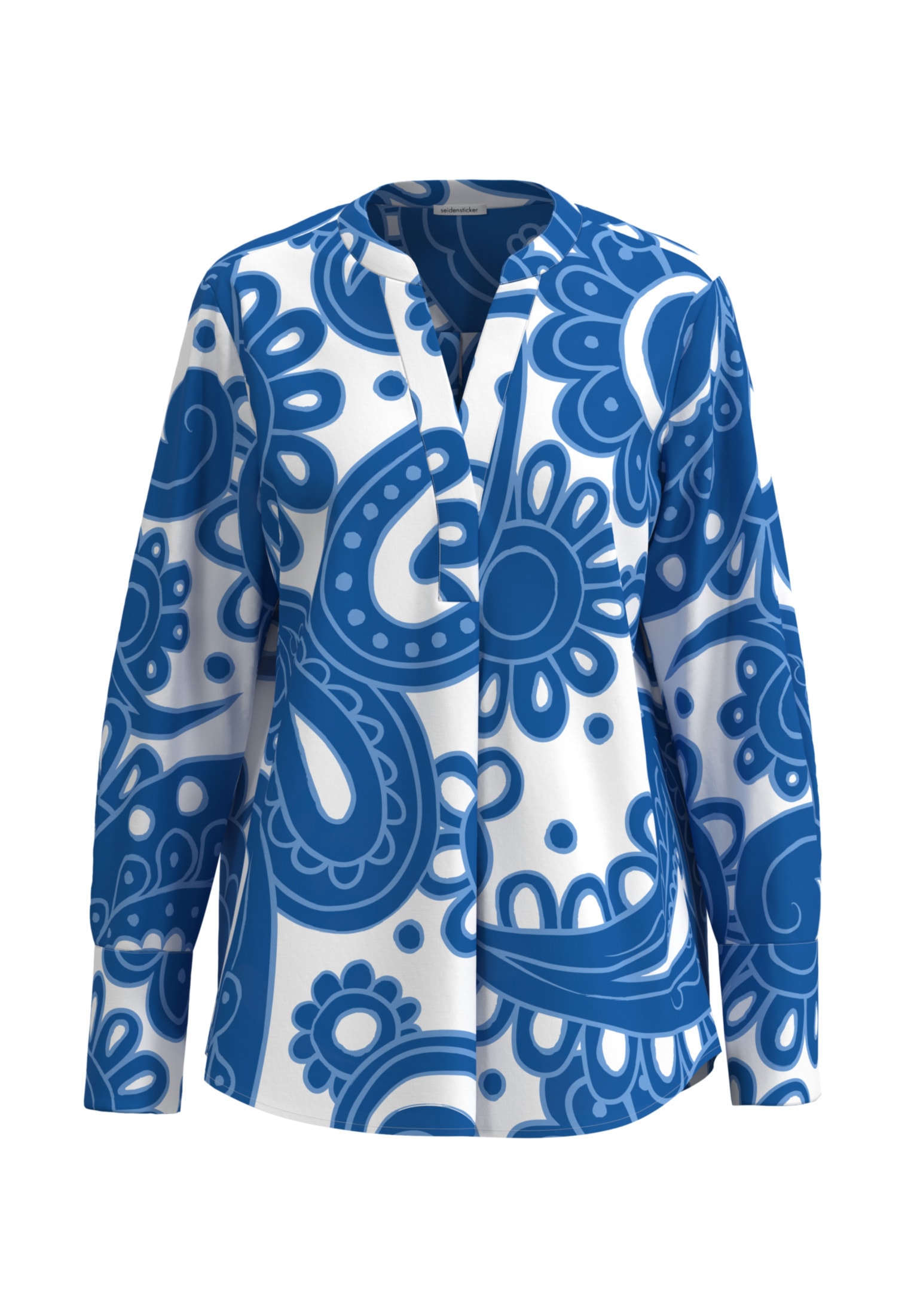 seidensticker Klassische Bluse »Schwarze Rose«, Tunika Paisley