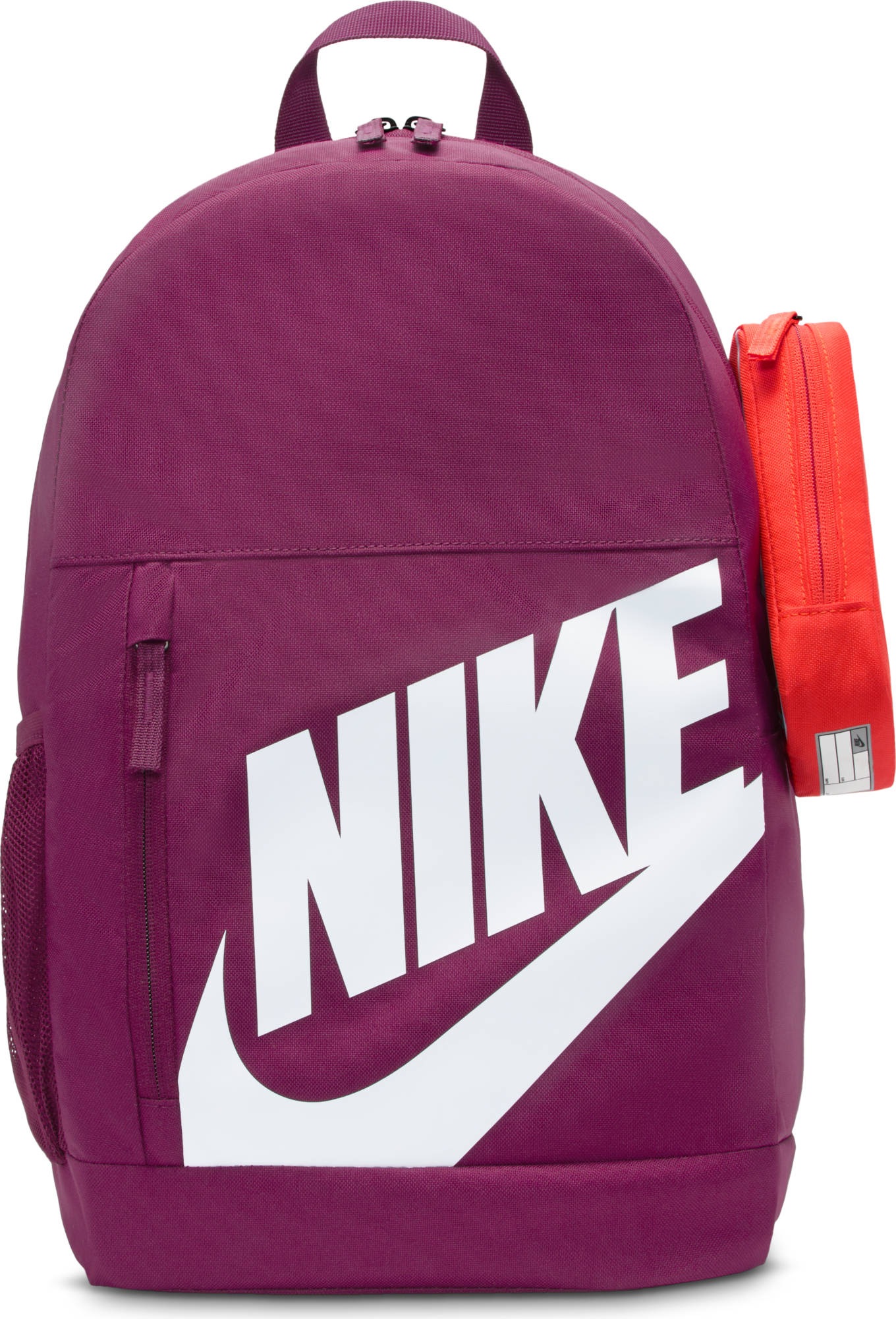 NIKE Rucksack "Nike Elemental Big Kids' Backpack (20L)"bordeaux, ora, Rucksäcke, für Kinder, mit 20 Liter Volumen, mit großem Hauptfach