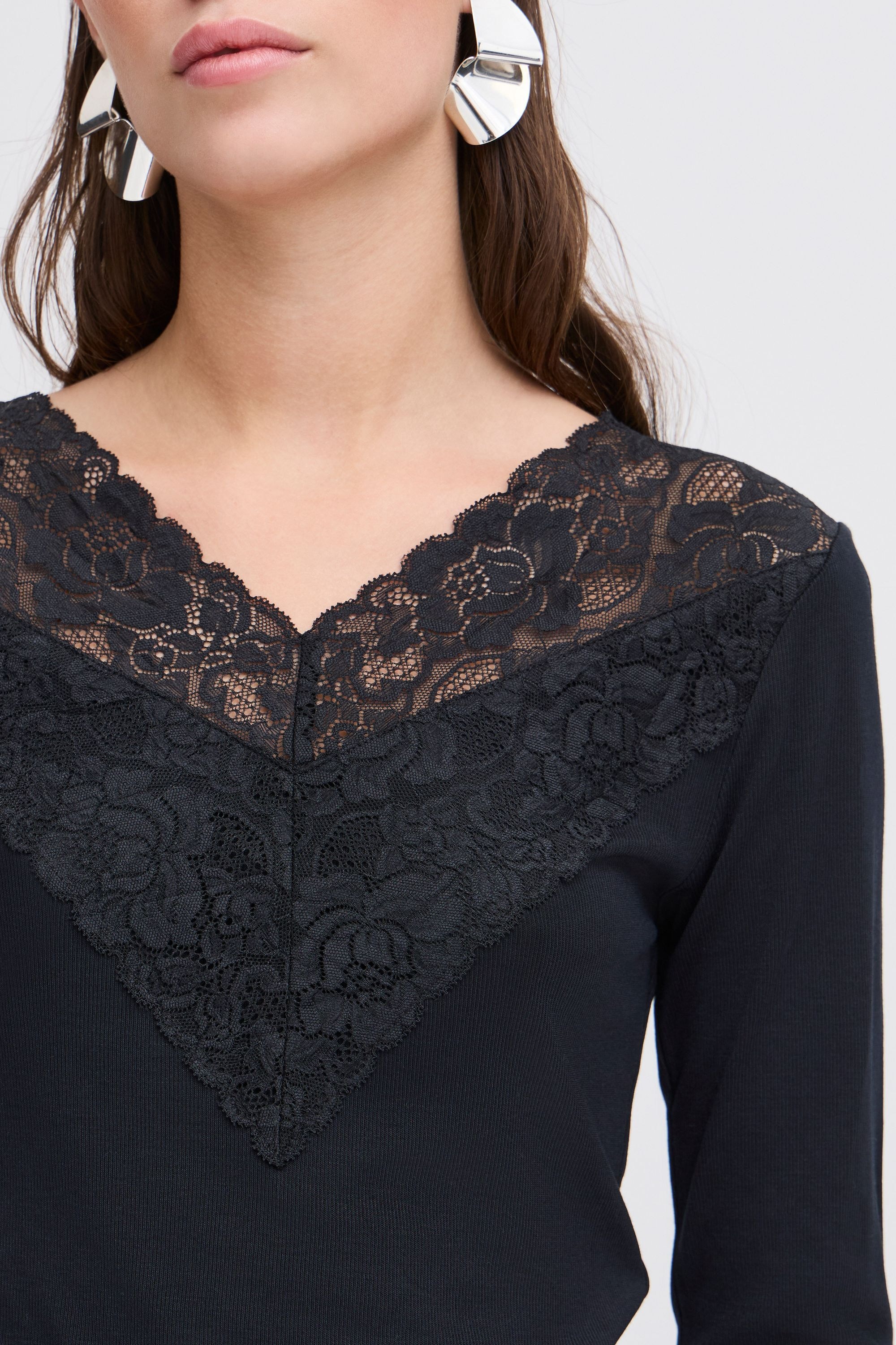 b.young Longsweatshirt »Longtop BYPIRENI LACE TOP -«