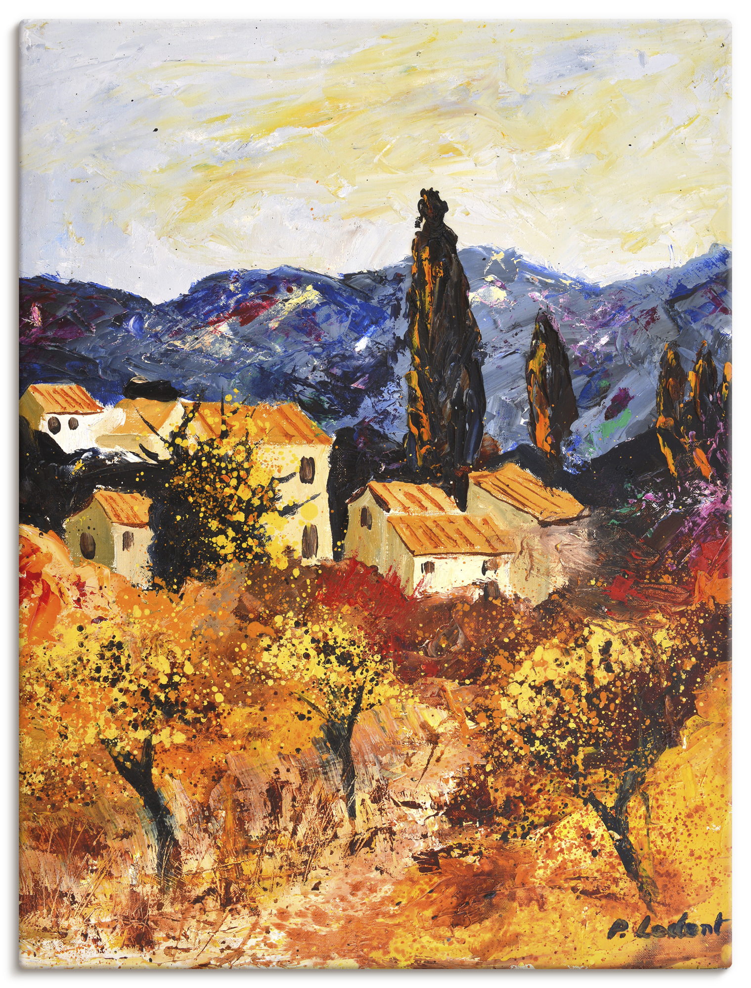 Artland Wandbild "Summer in Provence" Gartenbilder 1 Stk. tlg. als Alubild, Leinwandbild, Poster, Wandaufkleber in verschied. Größen