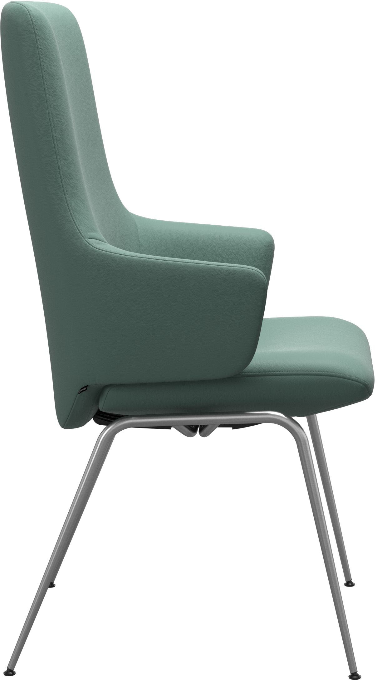 Stressless® Polsterstuhl »Laurel«, Leder PALOMA, High Back mit Armlehne, Größe L, mit Beinen aus Stahl in Chrom matt