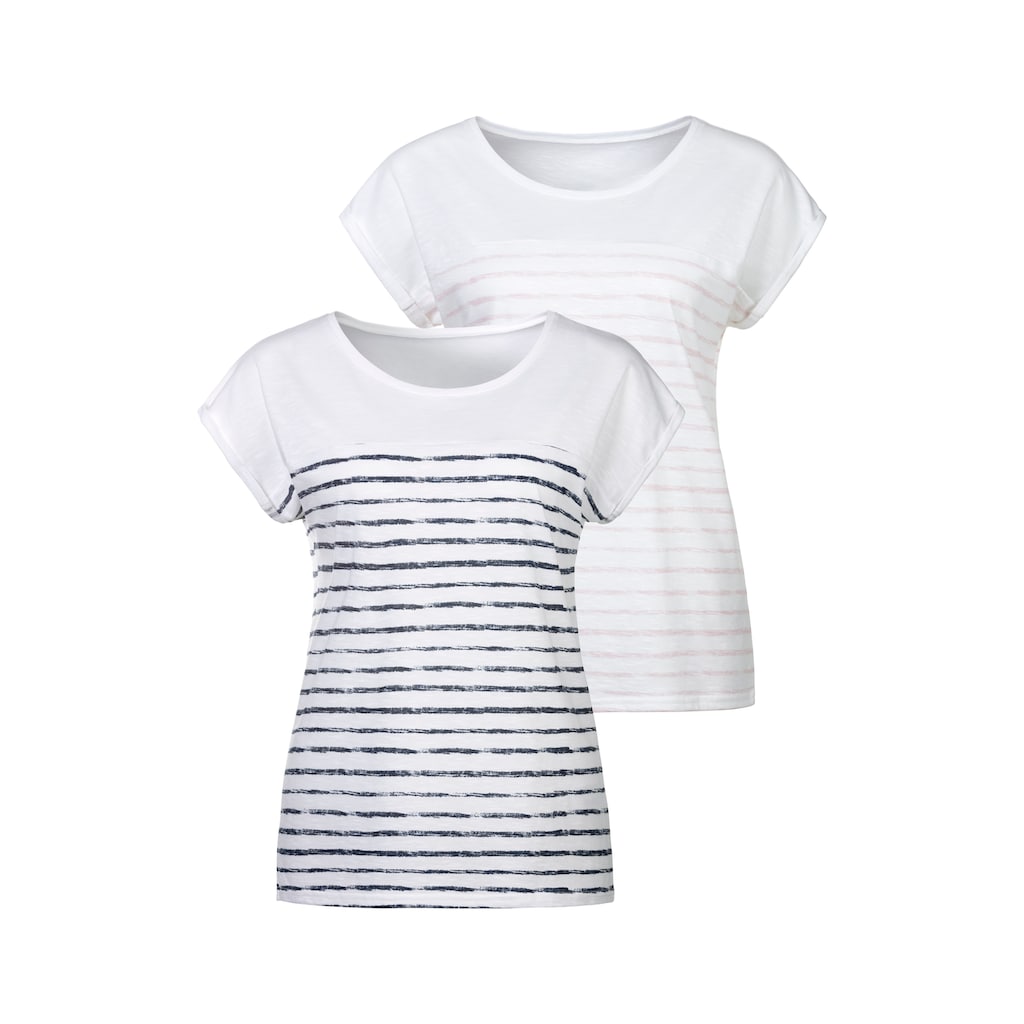 Beachtime T-Shirt, (2er-Pack)