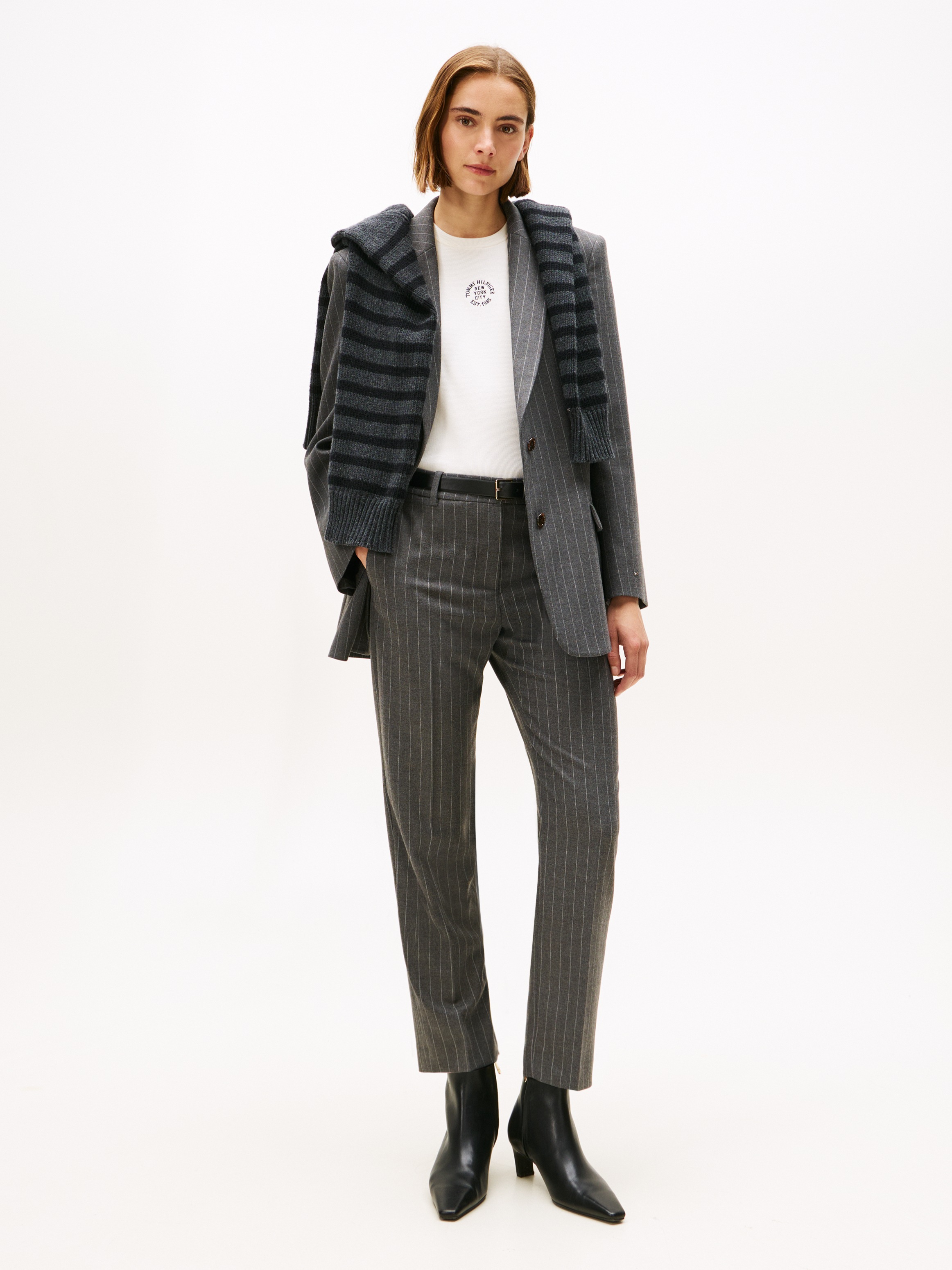 Thumbnail - Tommy Hilfiger Webhose "PINSTRIPE SLIM STRAIGHT PANT" mit Nadelstreifen