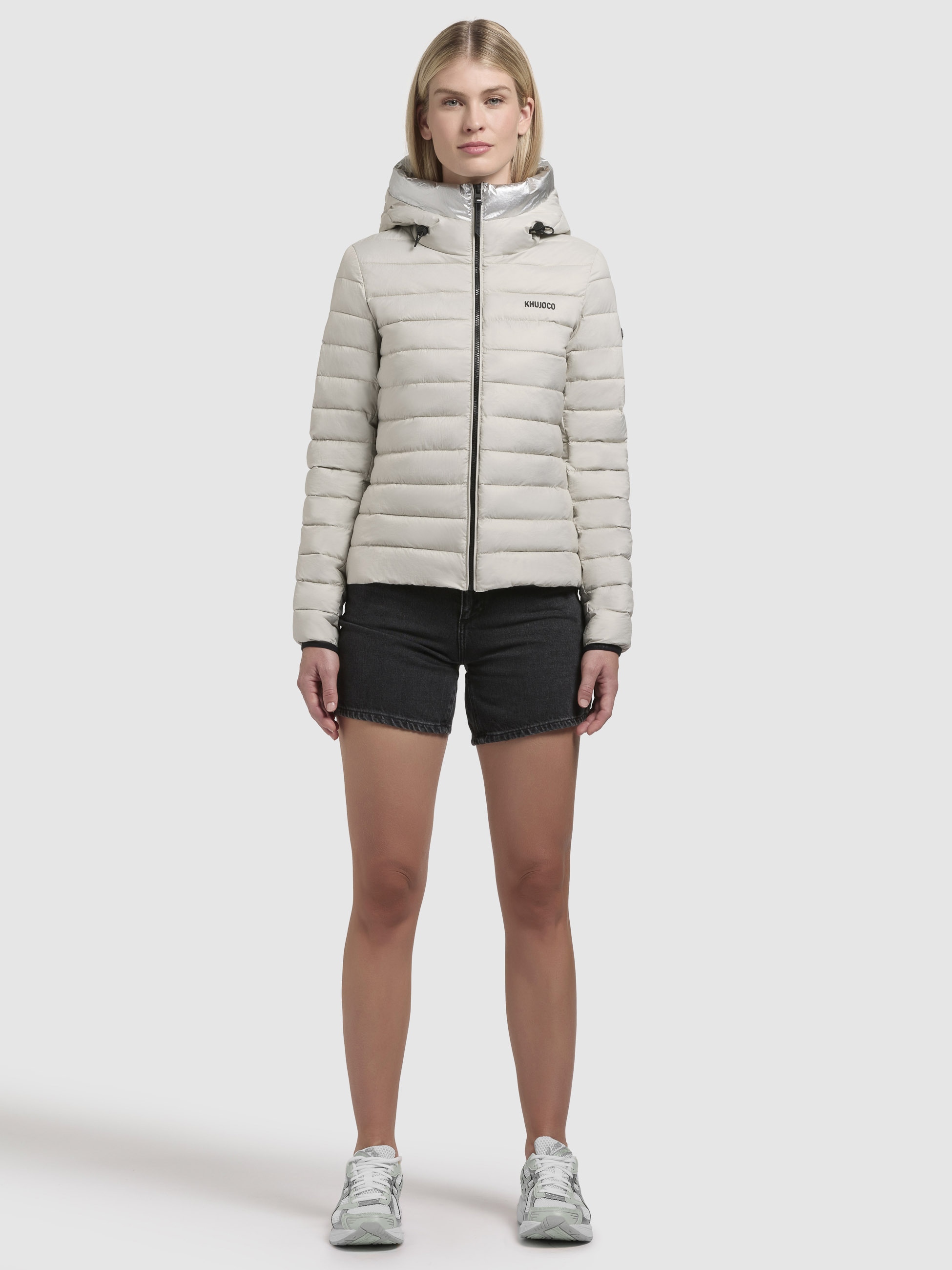 khujo Steppjacke »VRONI«, mit Kapuze