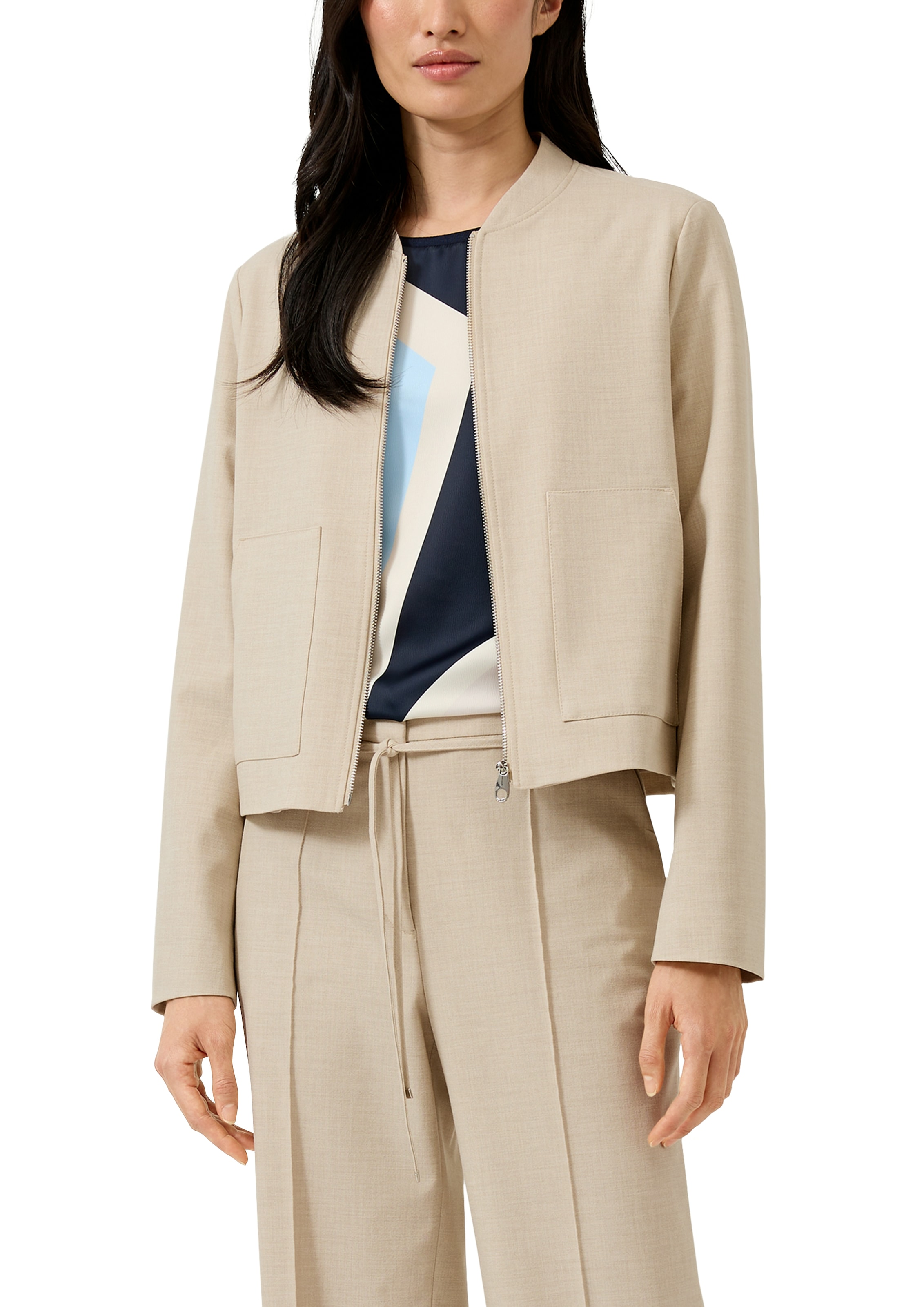 s.Oliver BLACK LABEL Kurzjacke mit Taschen günstig online kaufen