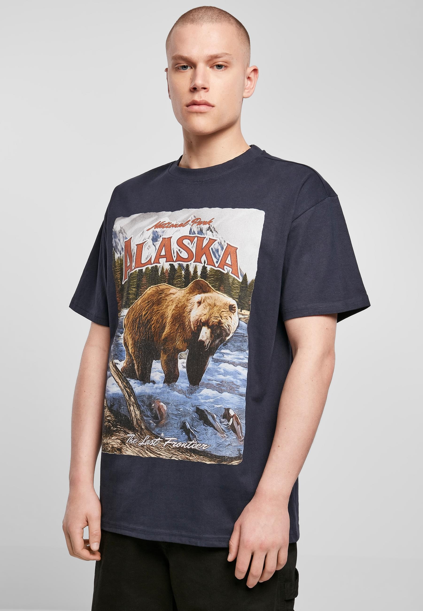 Upscale by Mister Tee T-Shirt »Upscale by Mister Tee Herren Alaska Vintage Oversize Tee«, (1 tlg.)