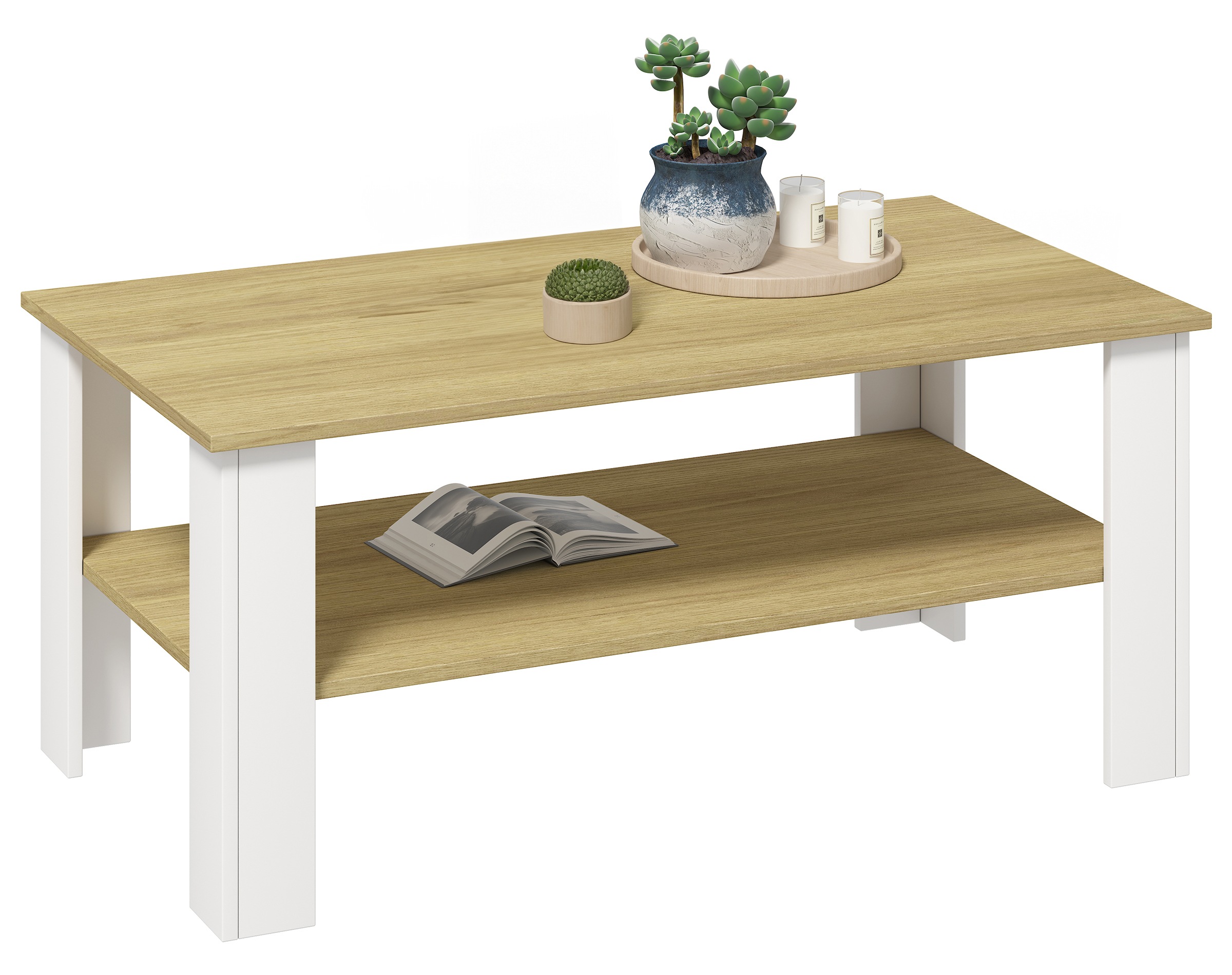 Couchtisch VCM, B:100cm T:55cm, braun, Wohnzimmer, Tische, "Sofatisch Couchtisch Beistelltisch Disalo 100x55"