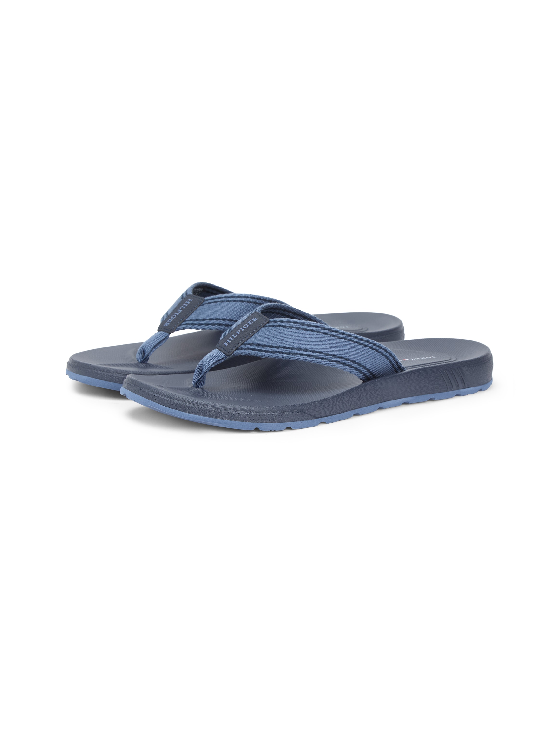 Tommy Hilfiger Zehentrenner "MOLDED HILFIGER BEACH SANDAL", Plateau, Sommer günstig online kaufen