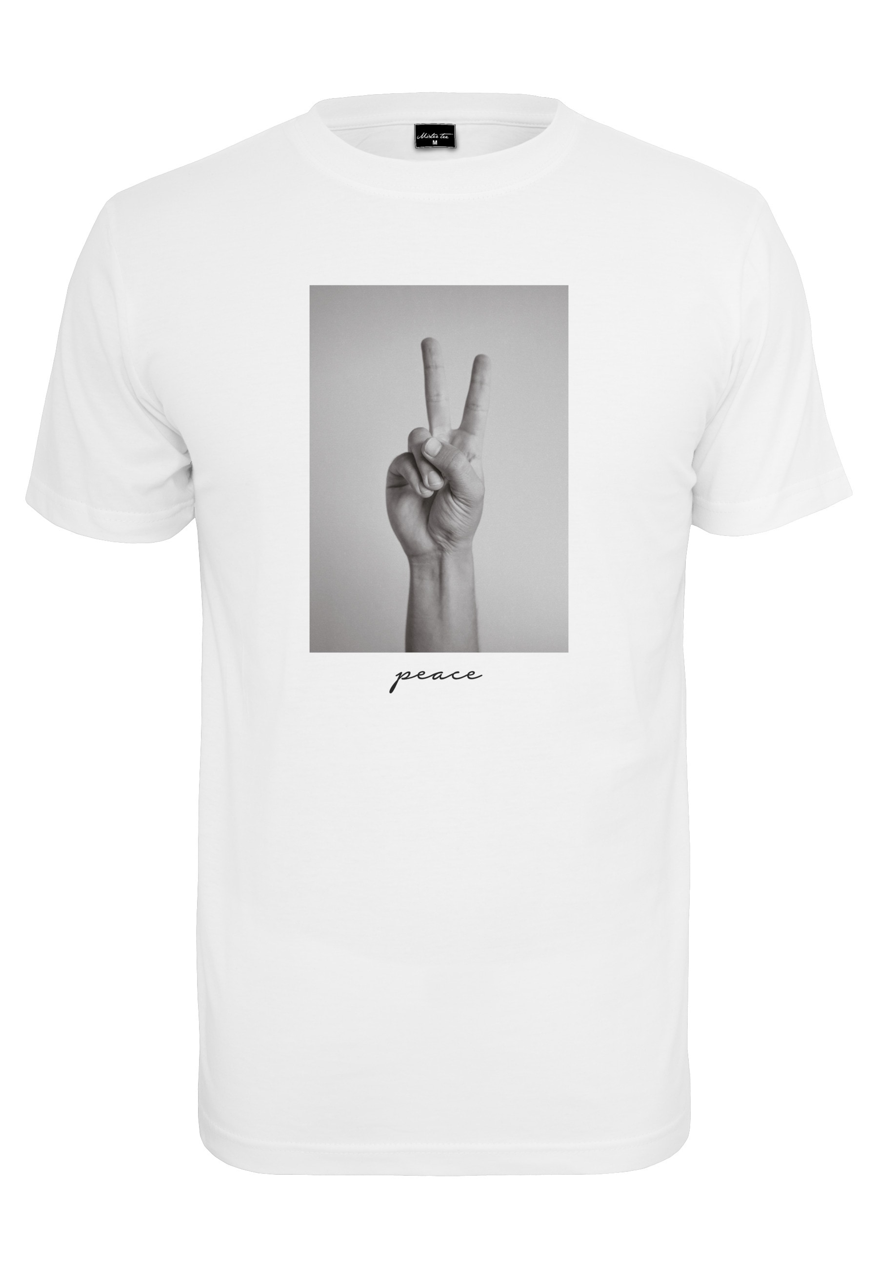 MisterTee T-Shirt "MisterTee Herren Peace Sign Tee" 1 Stk.