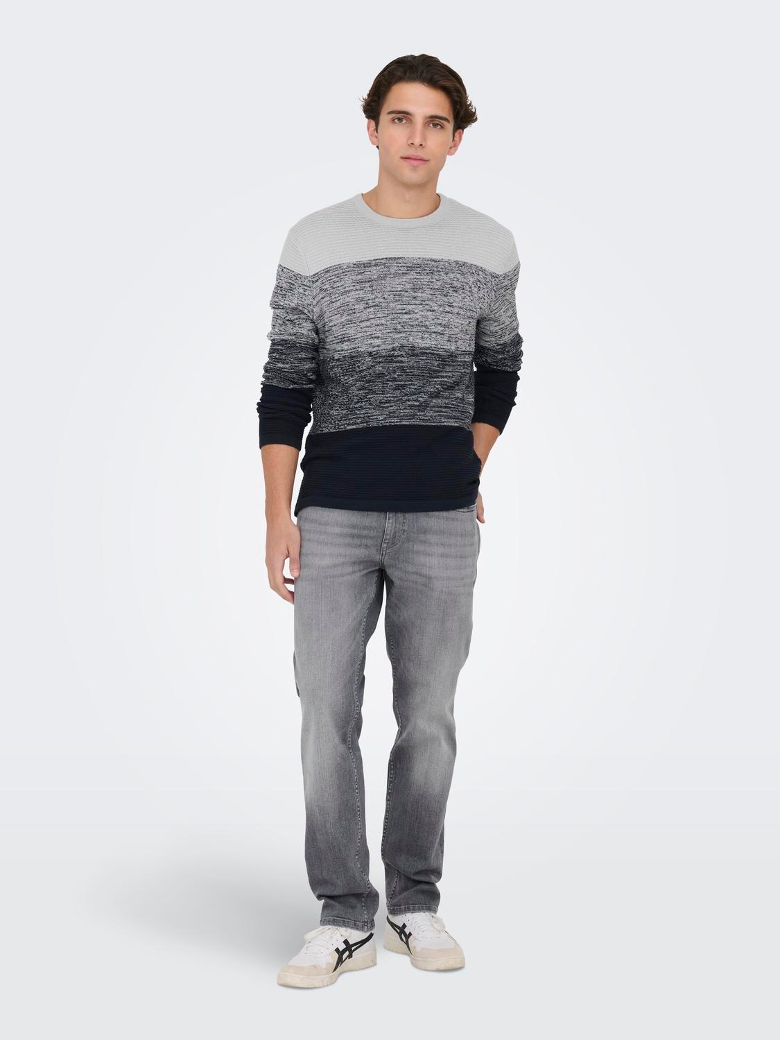 ONLY & SONS Straight-Jeans »ONSWEFT REGULAR WB 0021 TAI DNM NOOS«, im 4-Pocket-Style