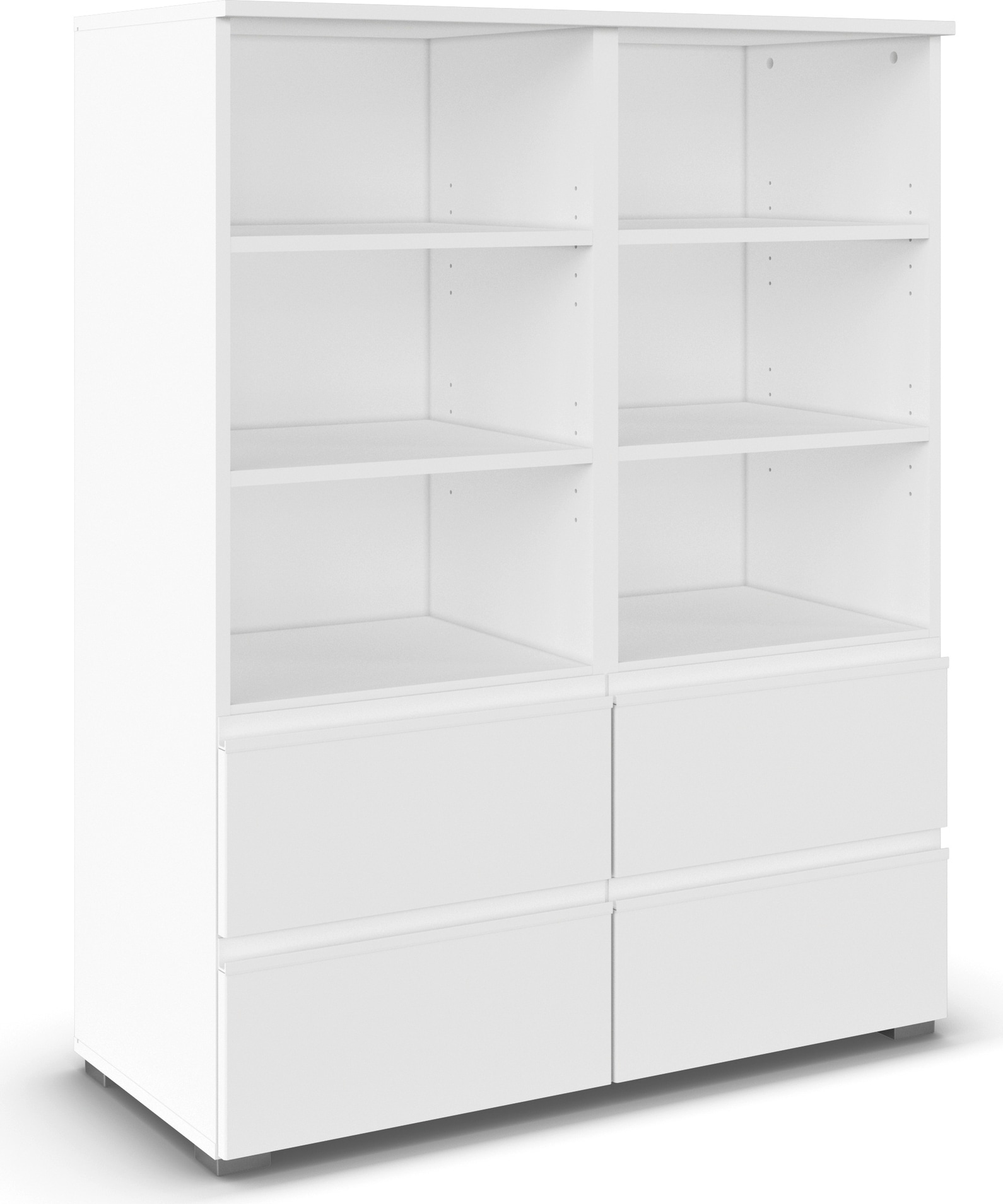 rauch Regalelement »Regal Stauraum Bücherregal Standregal JOEL«, mit vier Schuladen und sechs offenen Fächern MADE IN GERMANY