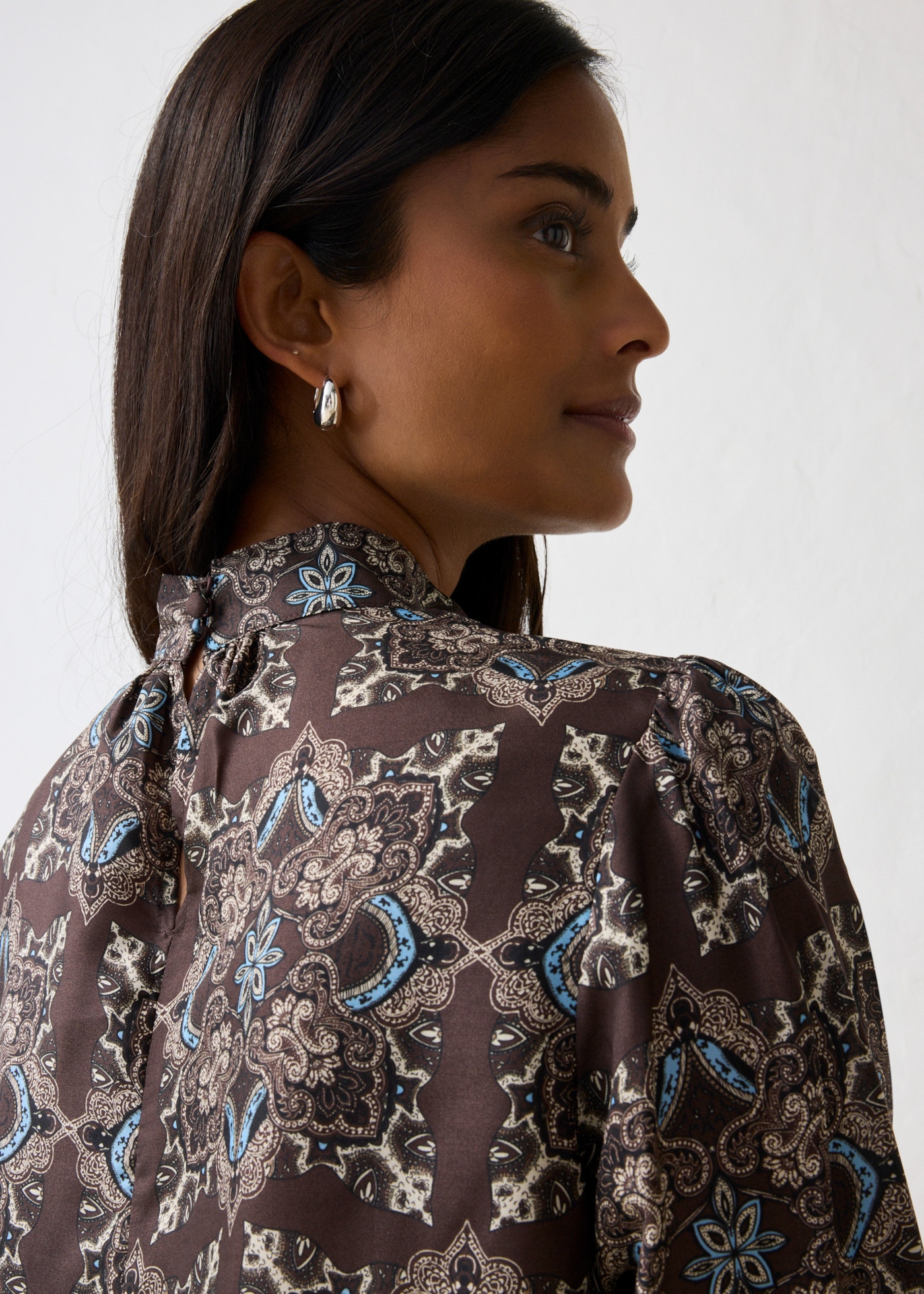 bonprix Tunika aus Cupro und Seide, mit seidig-weicher Haptik, Loose Fit