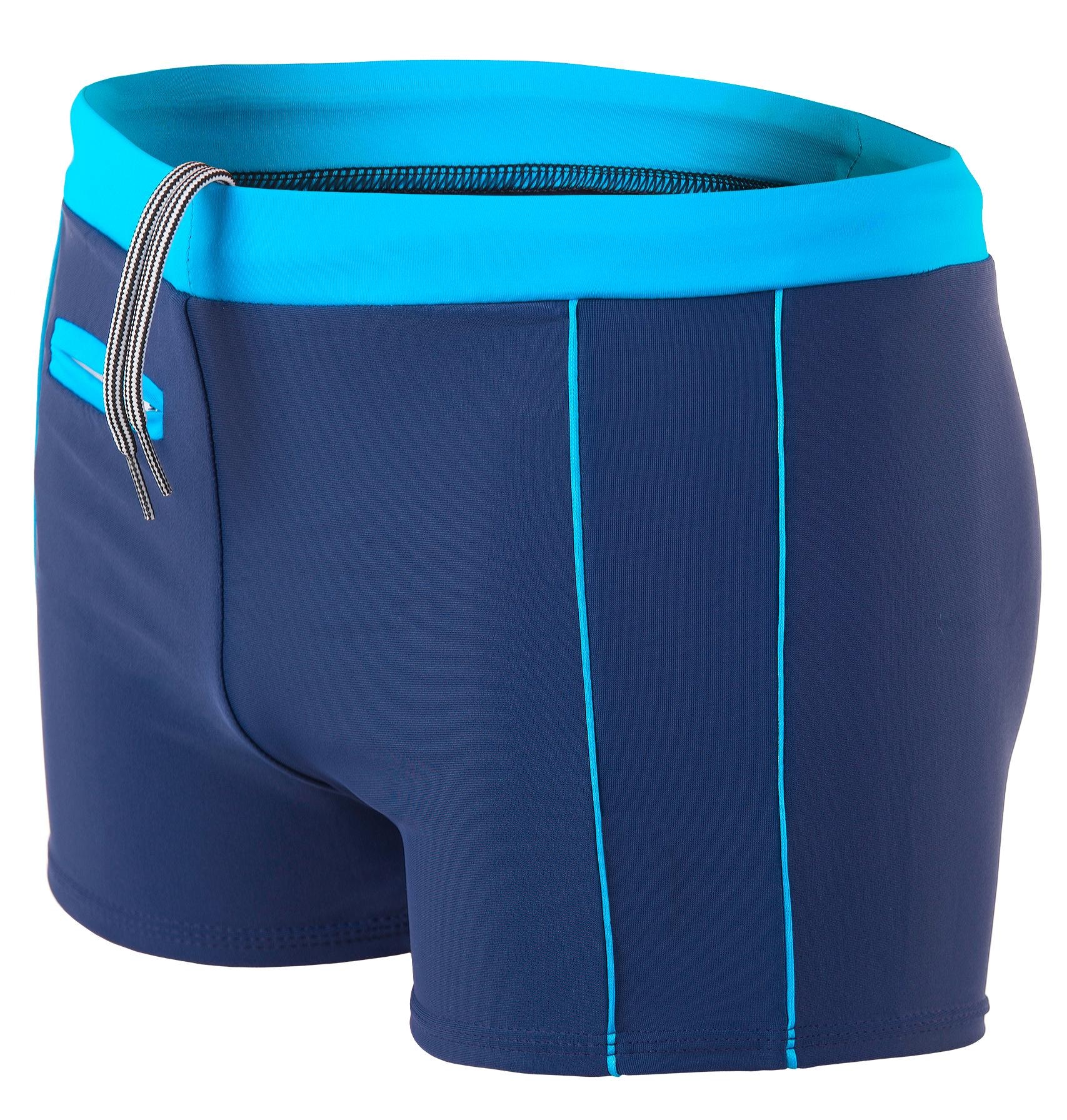 AQUARTI Badehose "Badehose Aquarti Herren Badehose Kurz mit Kontrastpaspel"