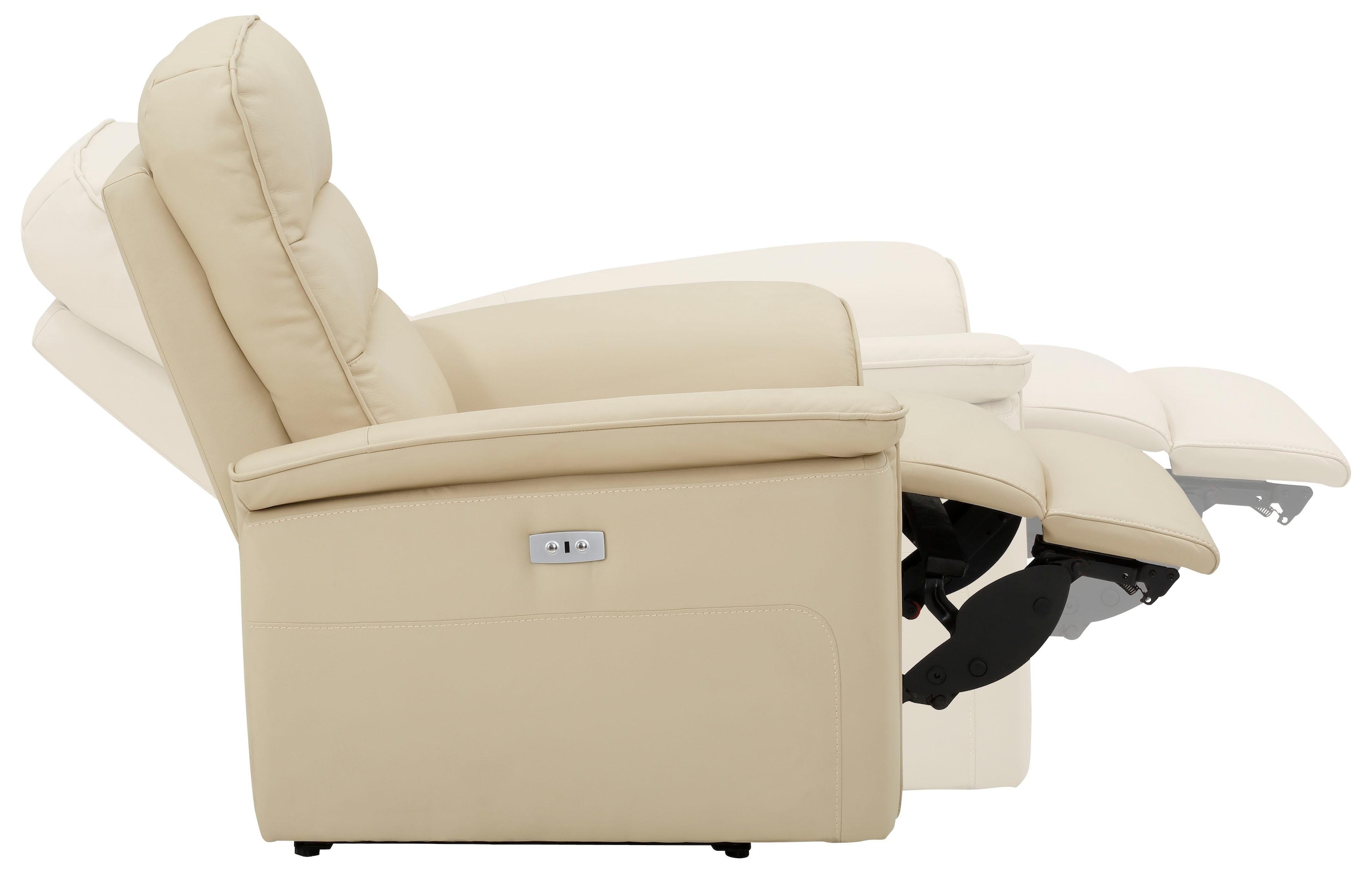 Home affaire Relaxsessel »Maldini, TV-Sessel«, mit elektrischer Relaxfunktion und USB-Steckeranschluss, Breite 109 cm